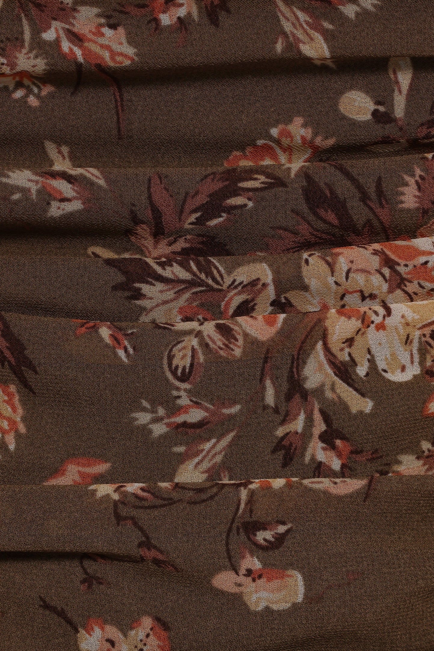 Maia Long Sleeve Top - Olive Floral