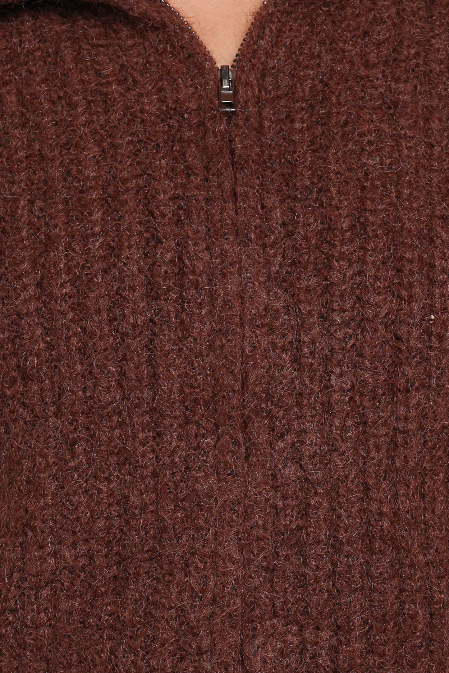 Miffy Zip Through Cardigan - Chocolate