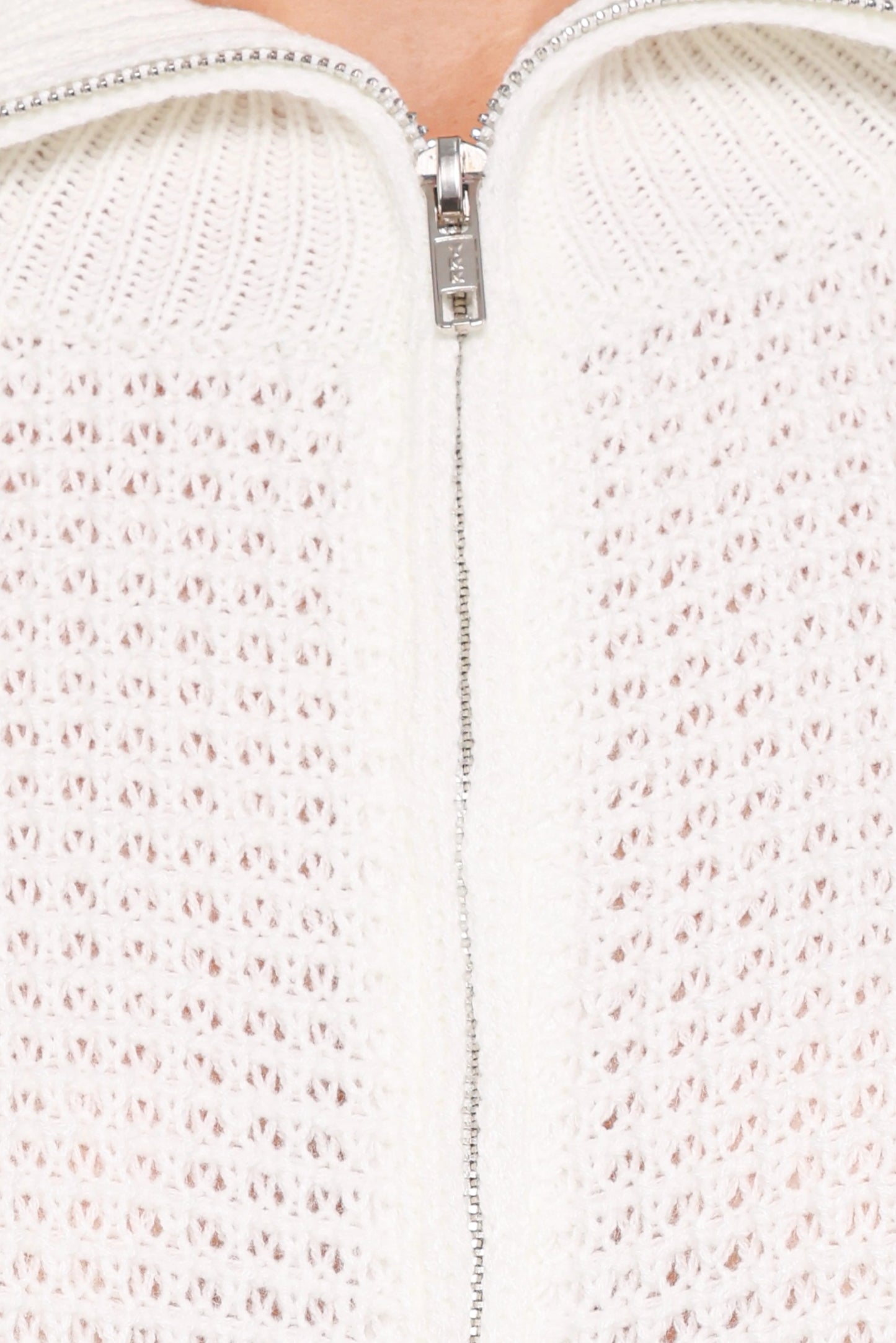 Inara Zip Cardigan - Cream