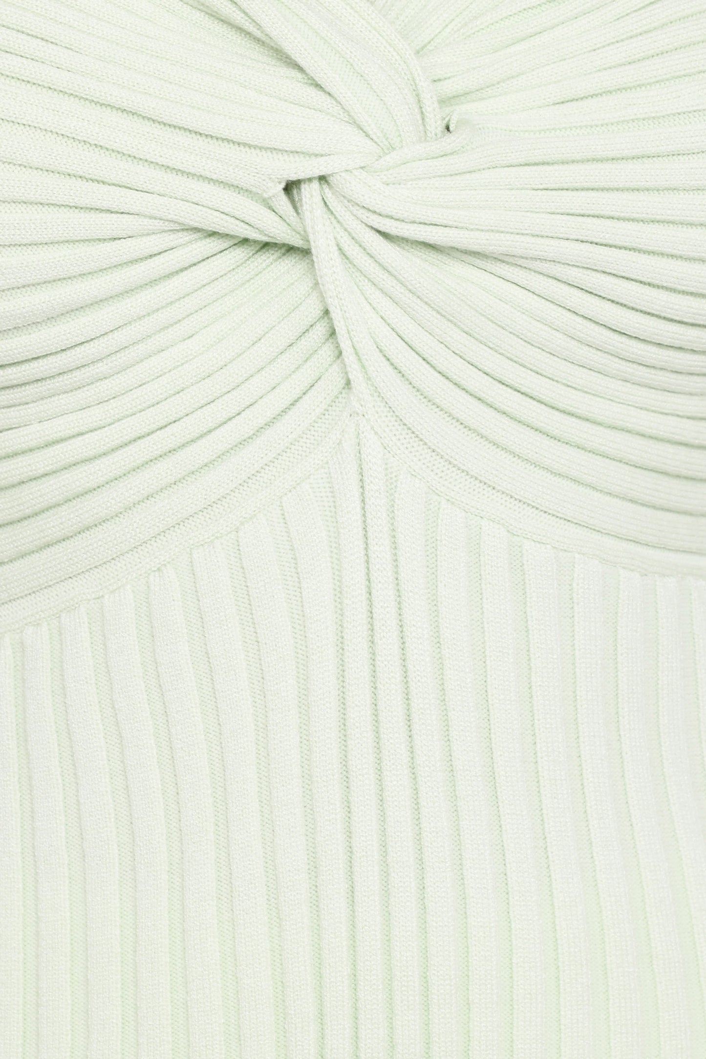 Demi Twist Detail Knit Top - Sage
