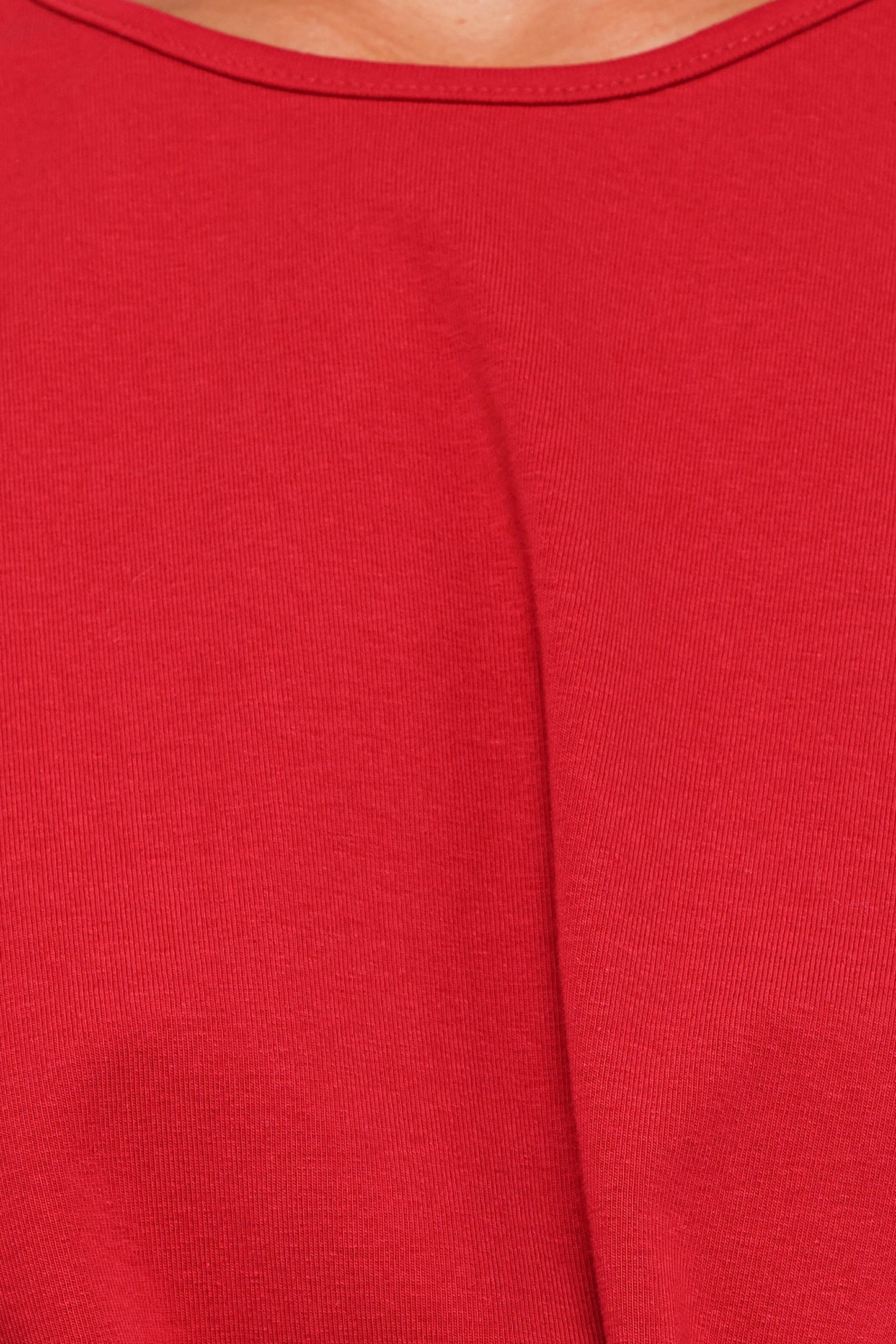 Kathy Tie Front Top - Red