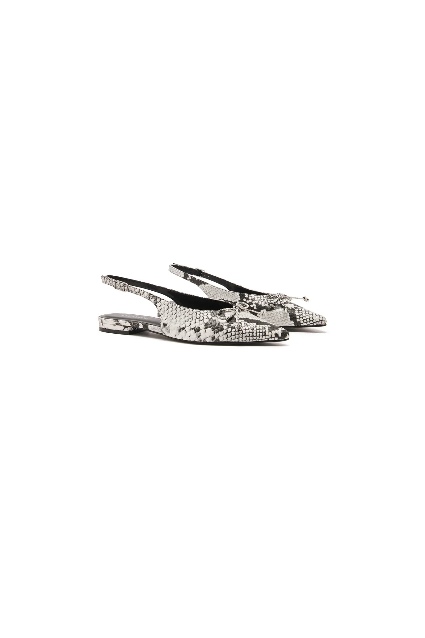THERAPY Lavin Flat Point Black White Snake