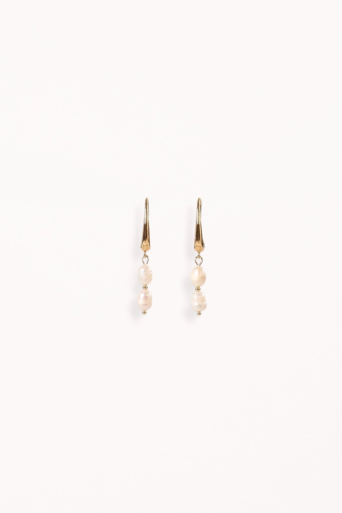 Larissa Pearl Earrings - Gold