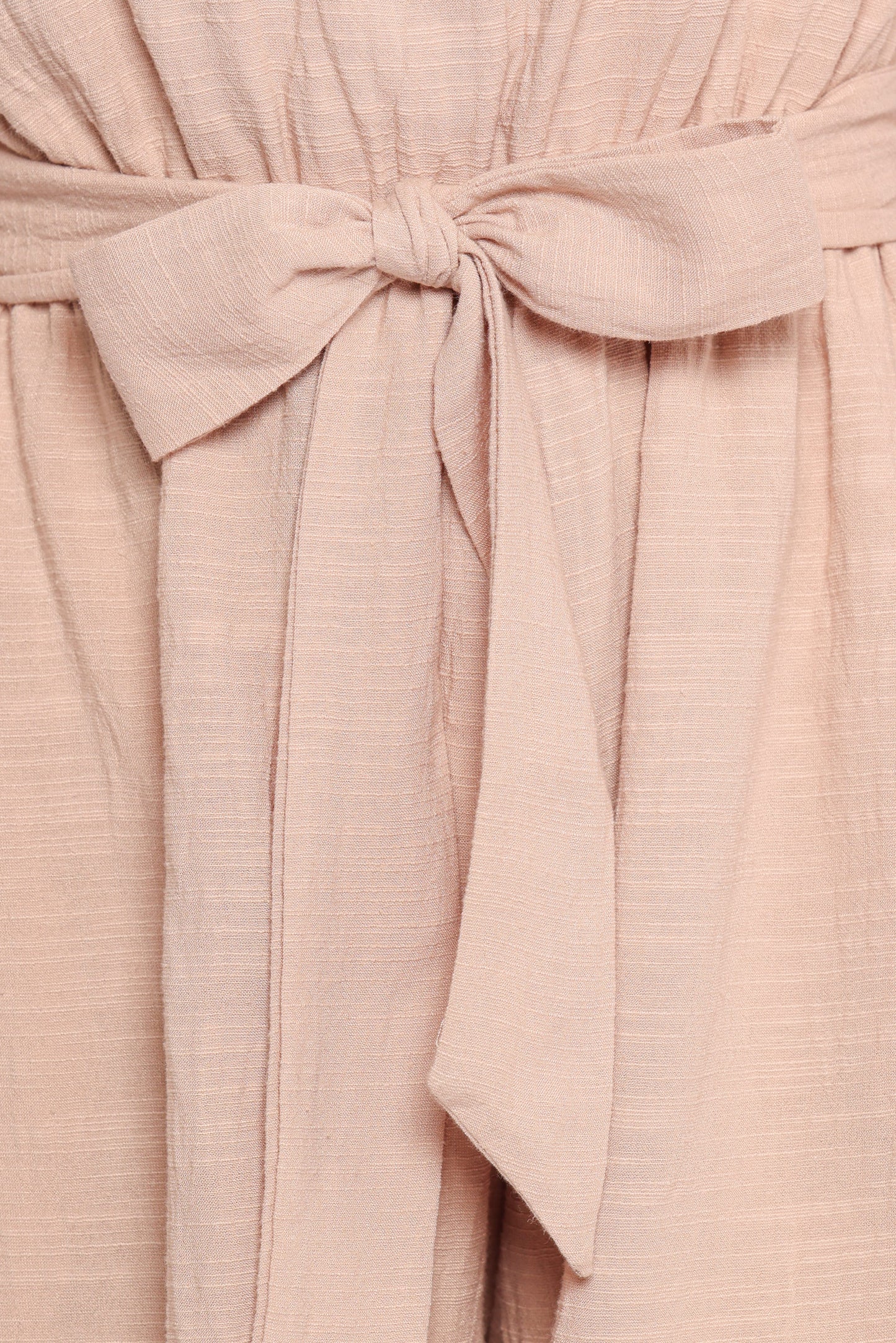 Levana One Shoulder Romper - Beige