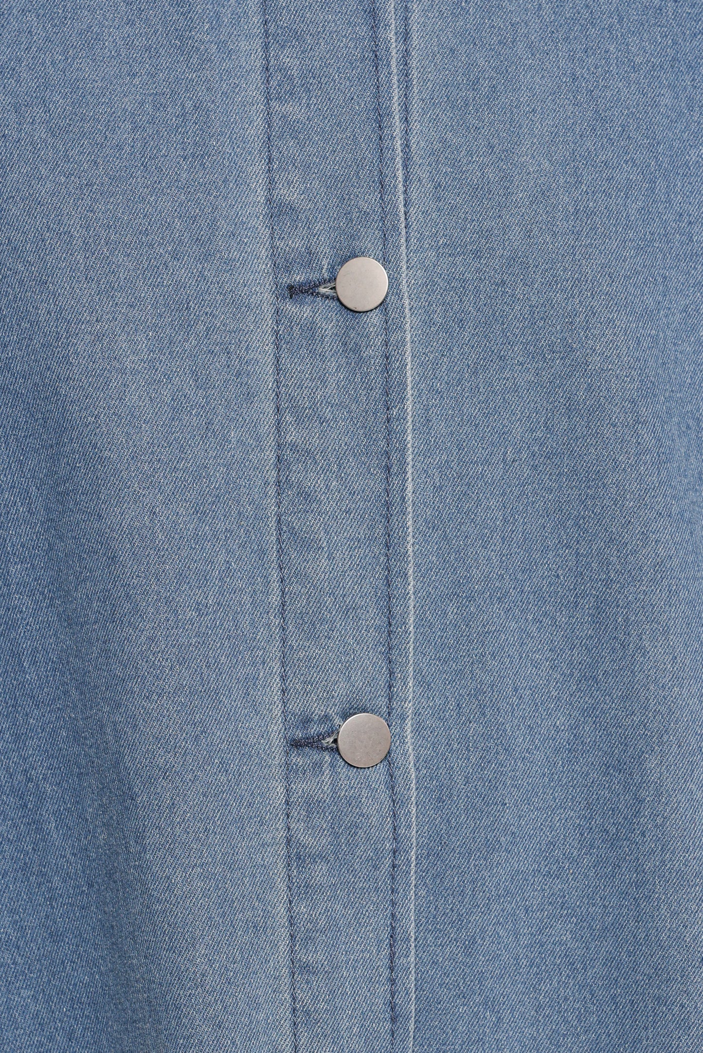 Novan Oversized Shacket - Denim