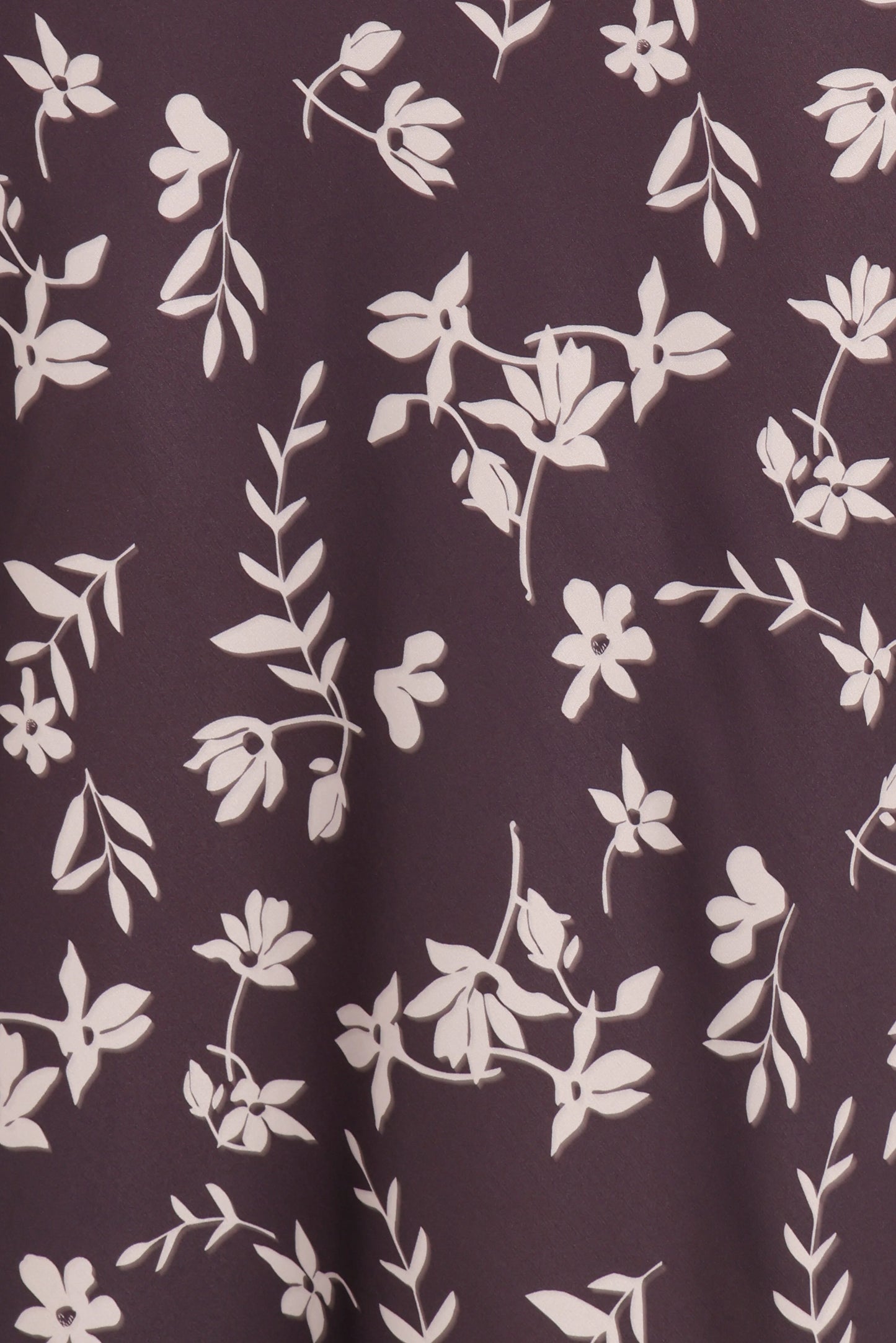 Zafira Midi Dress - Brown Cream Floral