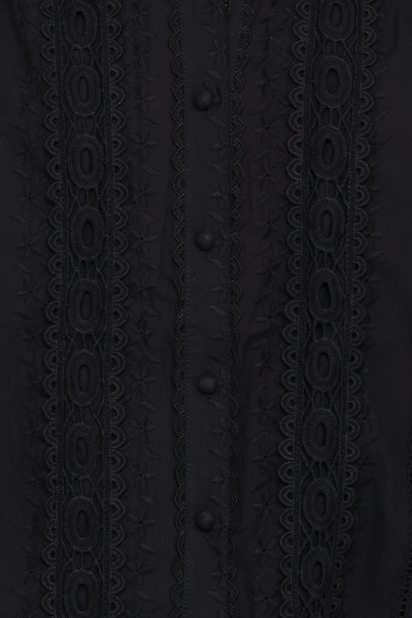 Catania Lace Inset Top - Black