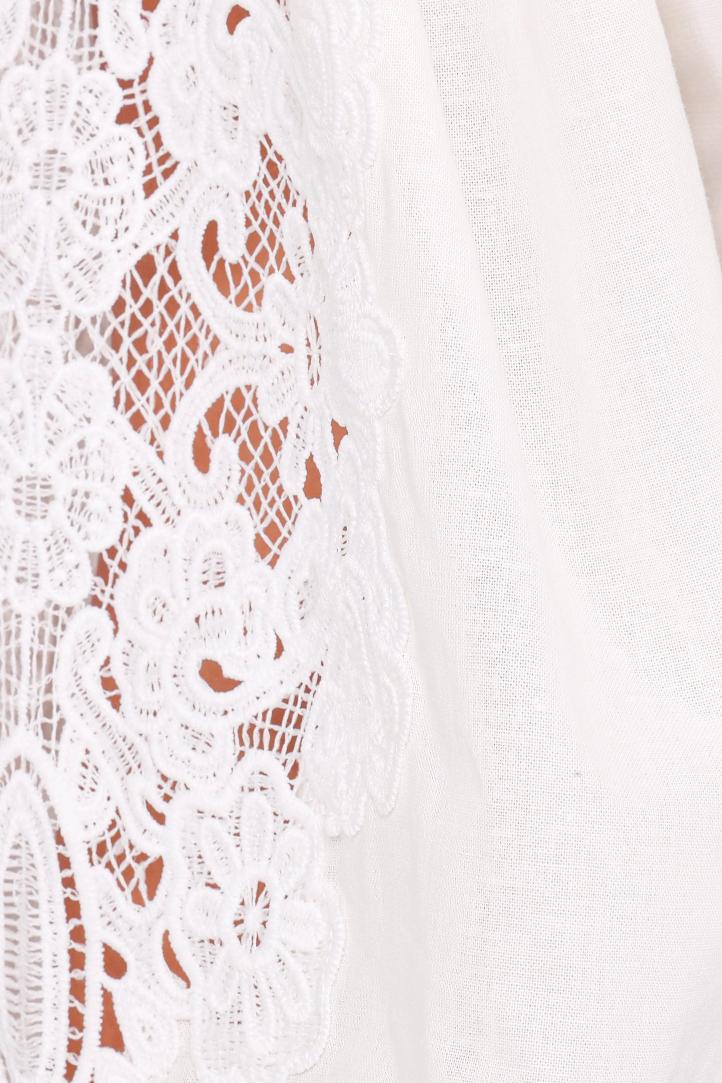Angelica Long Sleeve Top - White