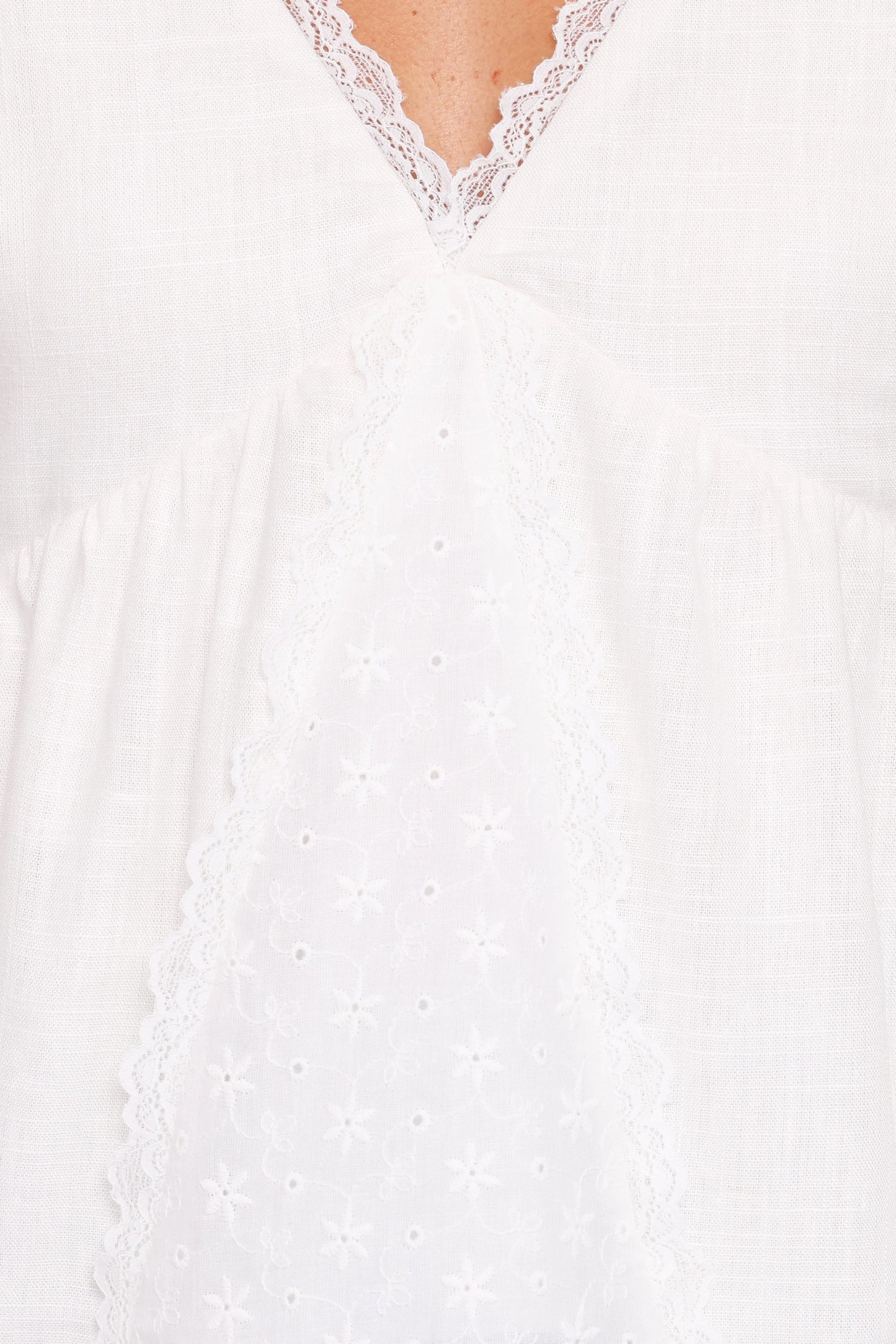 Aminta Top - White