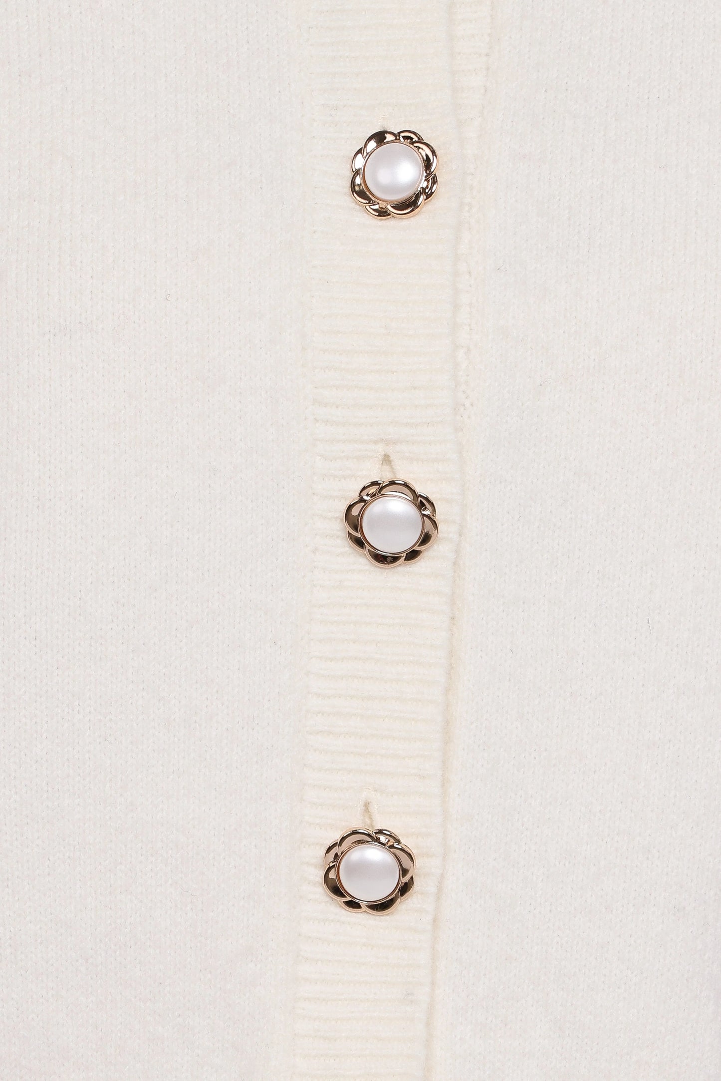 Thelma Trumpet Sleeve Cardigan - Cream