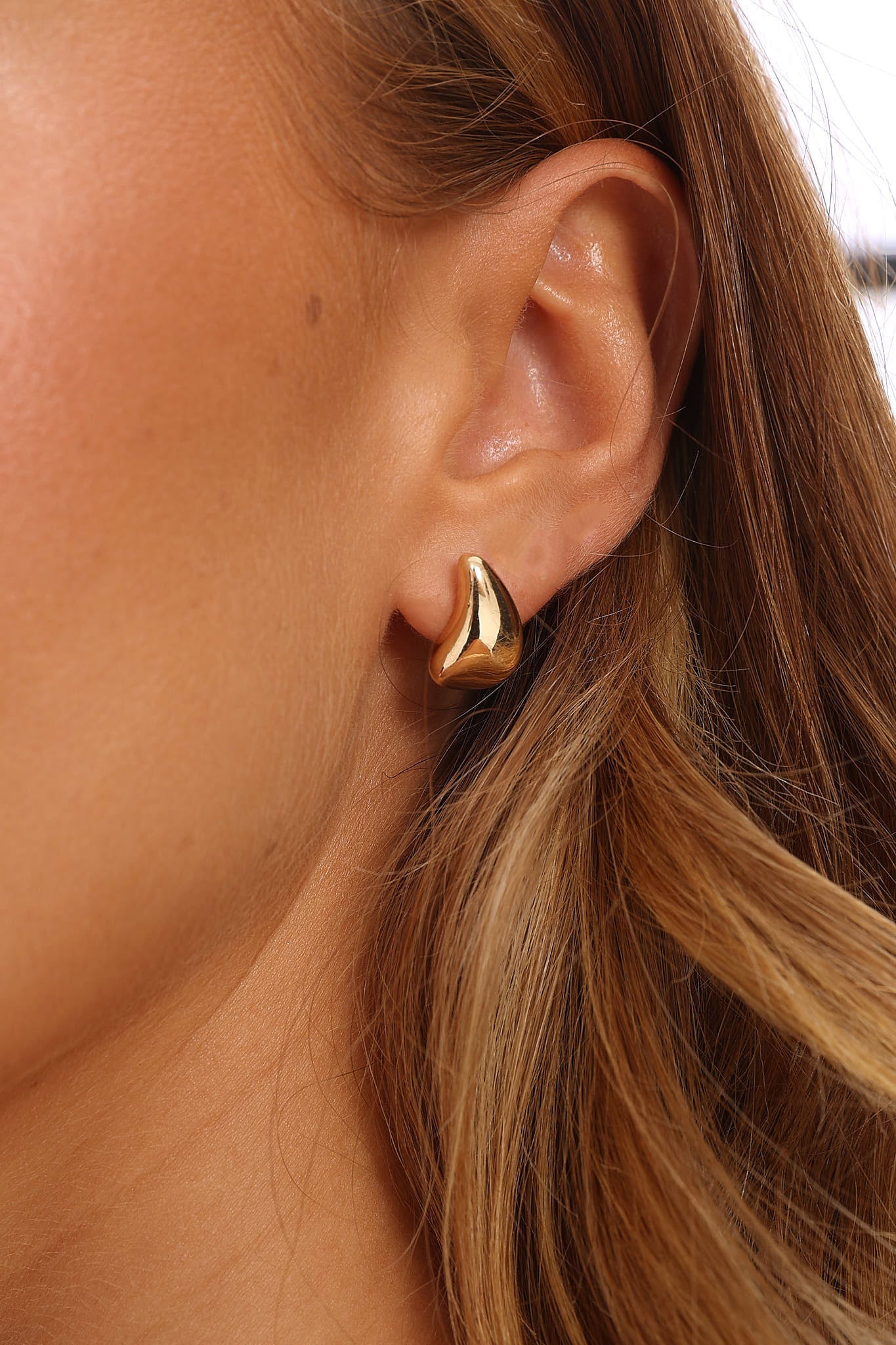 Renee Droplet Earrings Gold