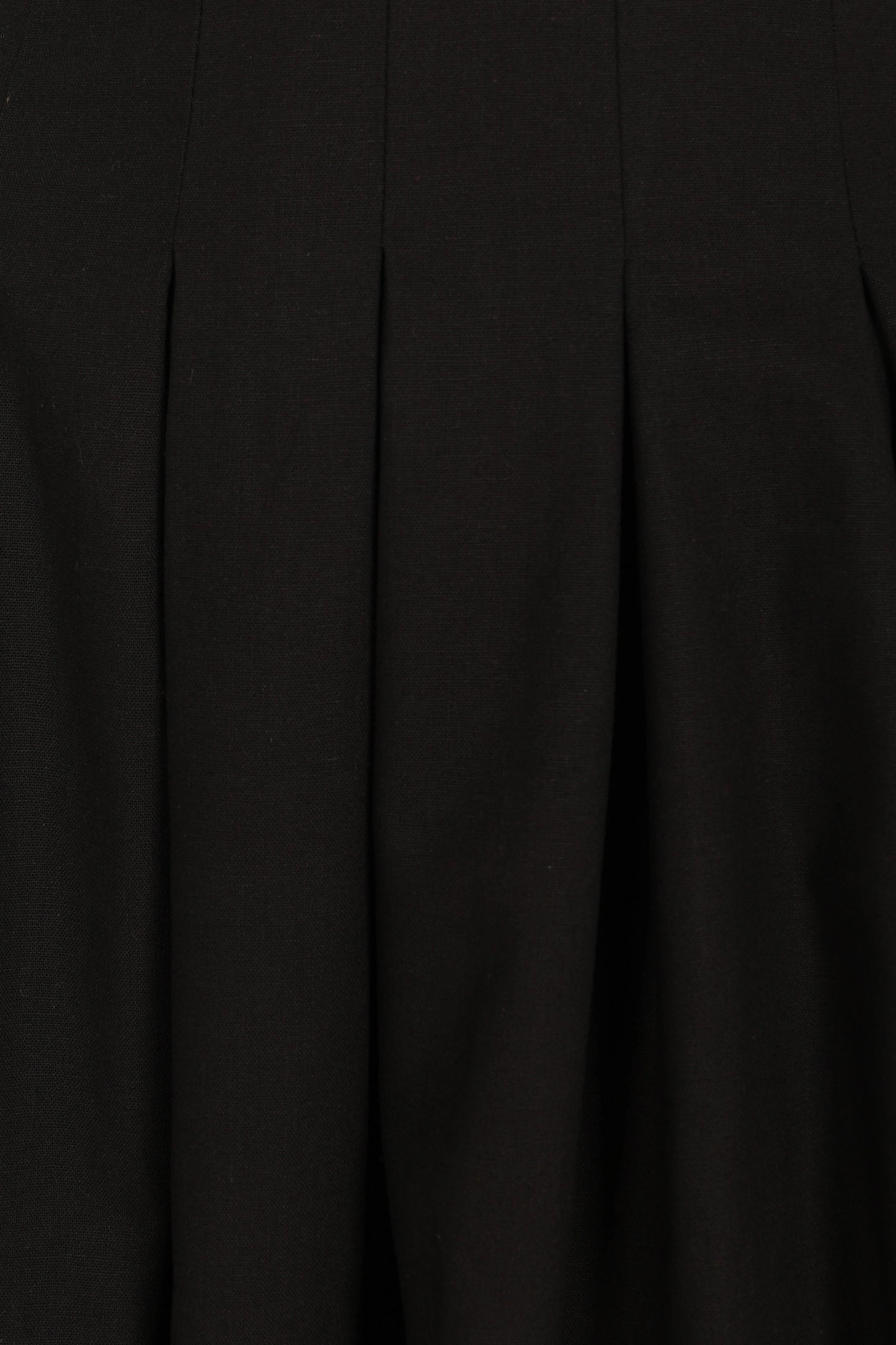 Maria Puff Sleeve Midi Dress - Black