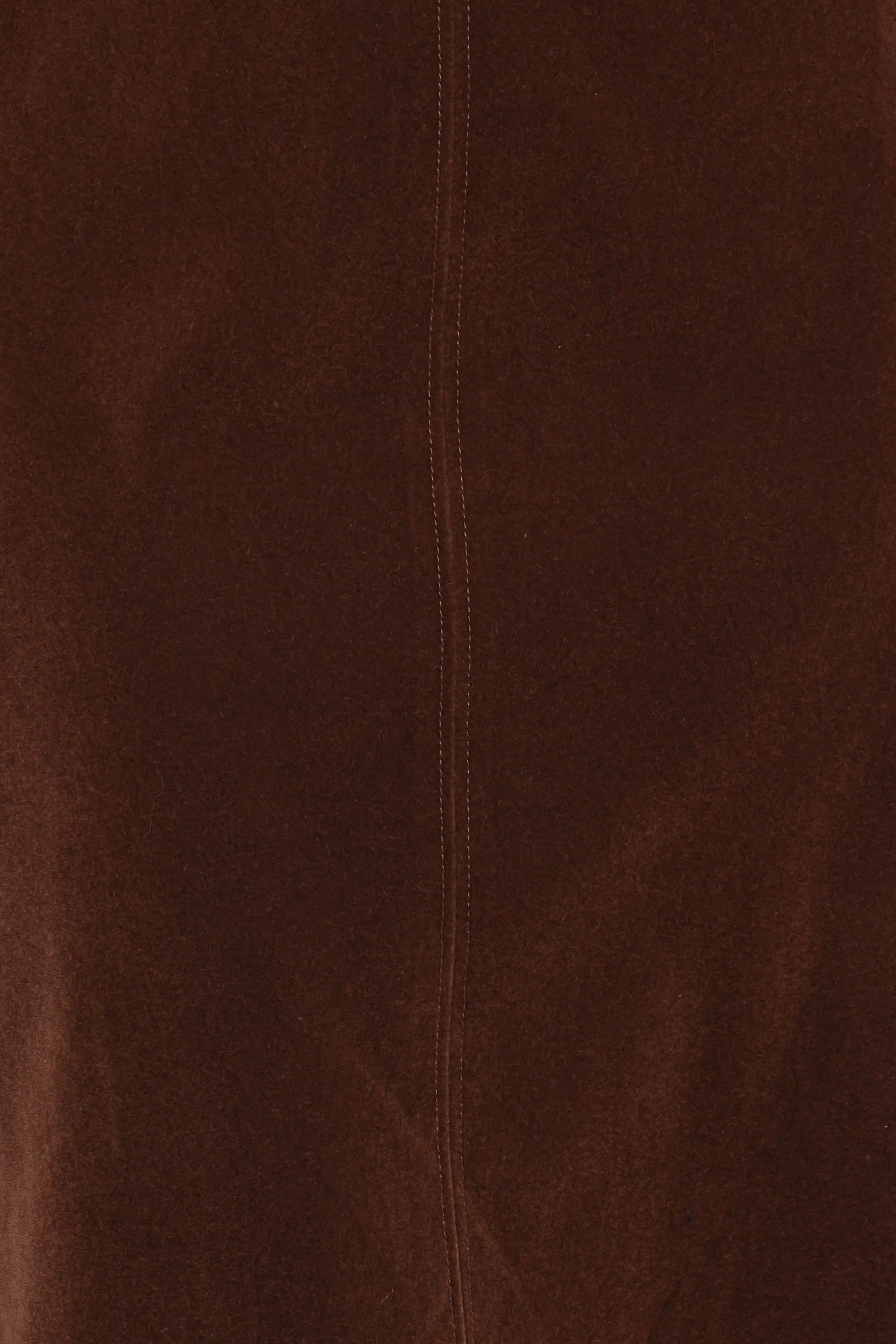 Halina Velvet Midi Skirt - Chocolate