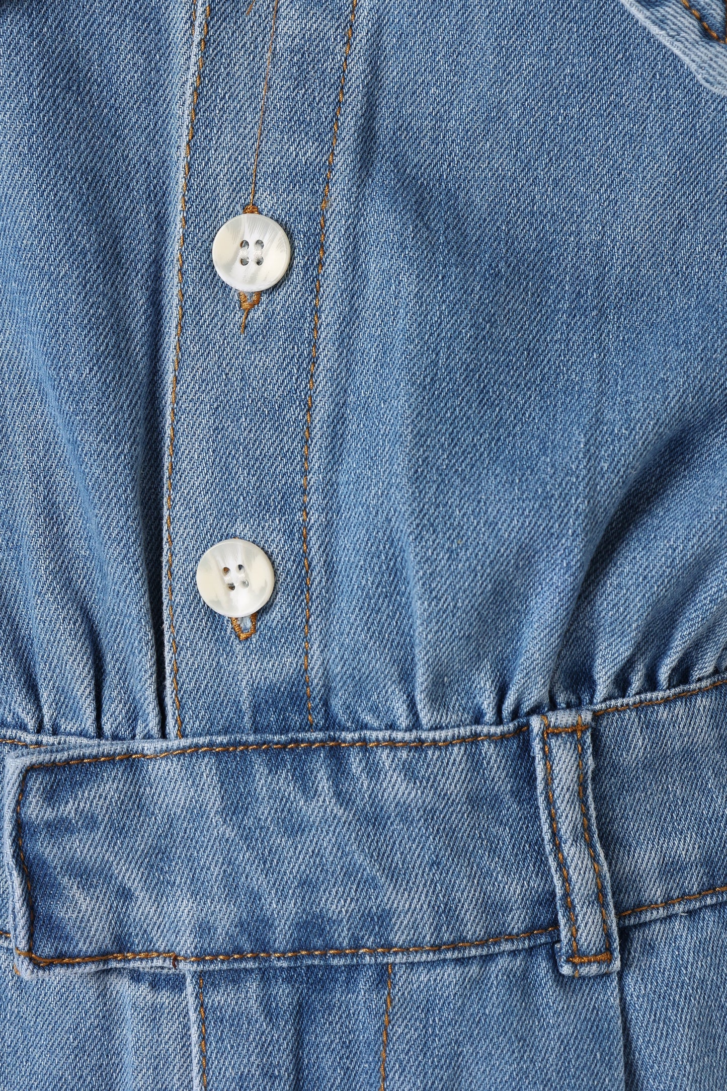 Harry Romper - Medium Denim