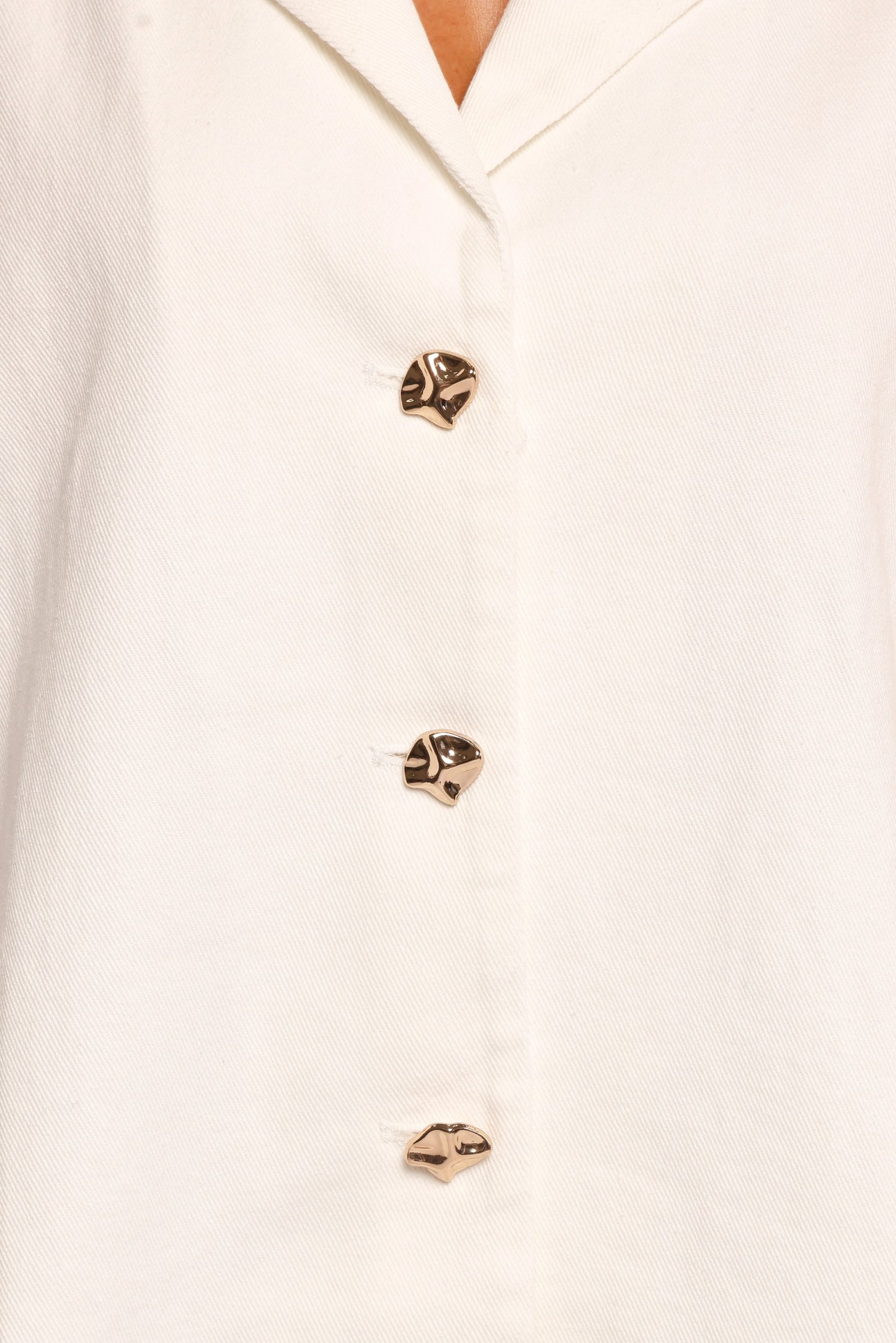 Odelia Denim Shirt - Off White