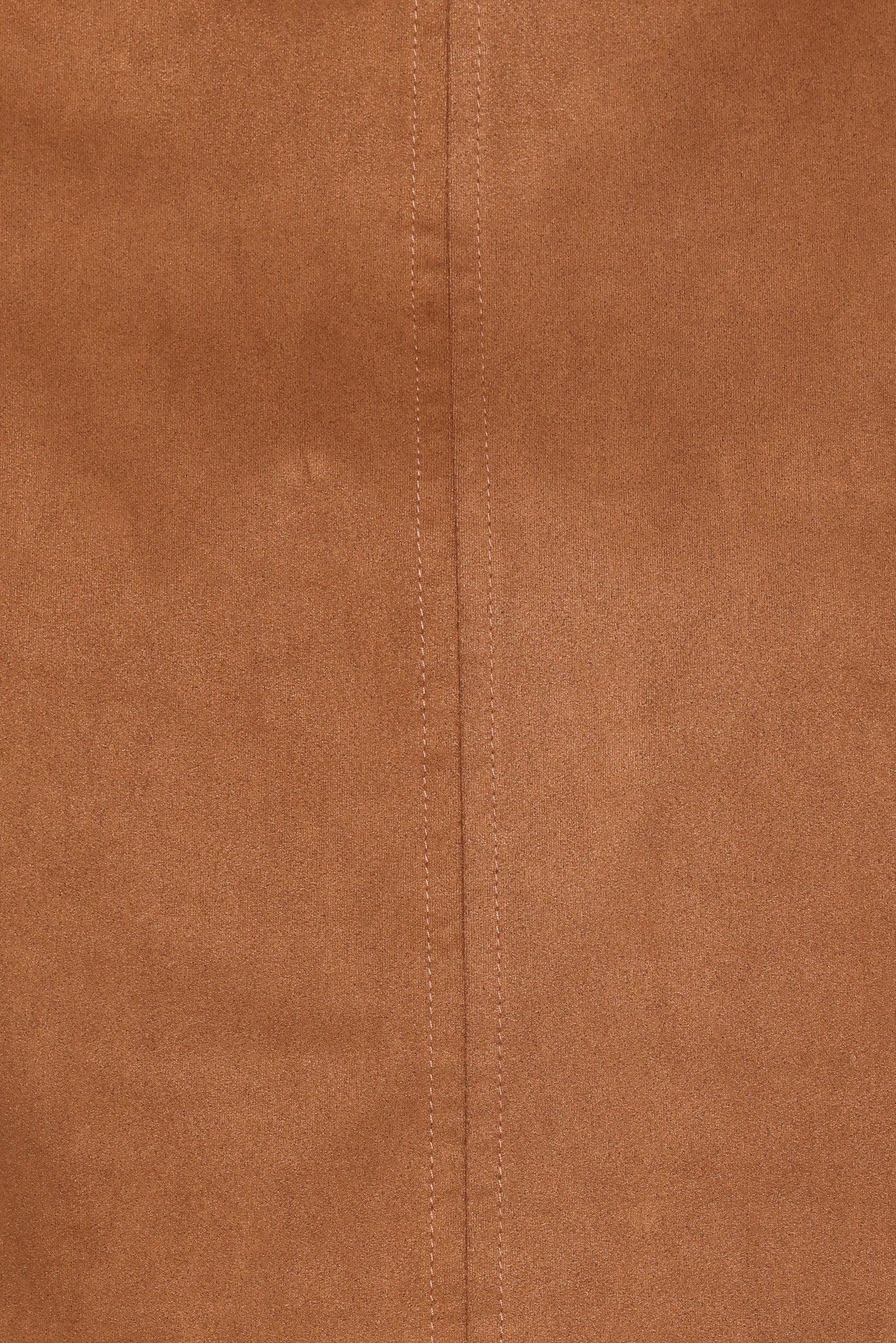 Charles Faux Sueded Top - Camel