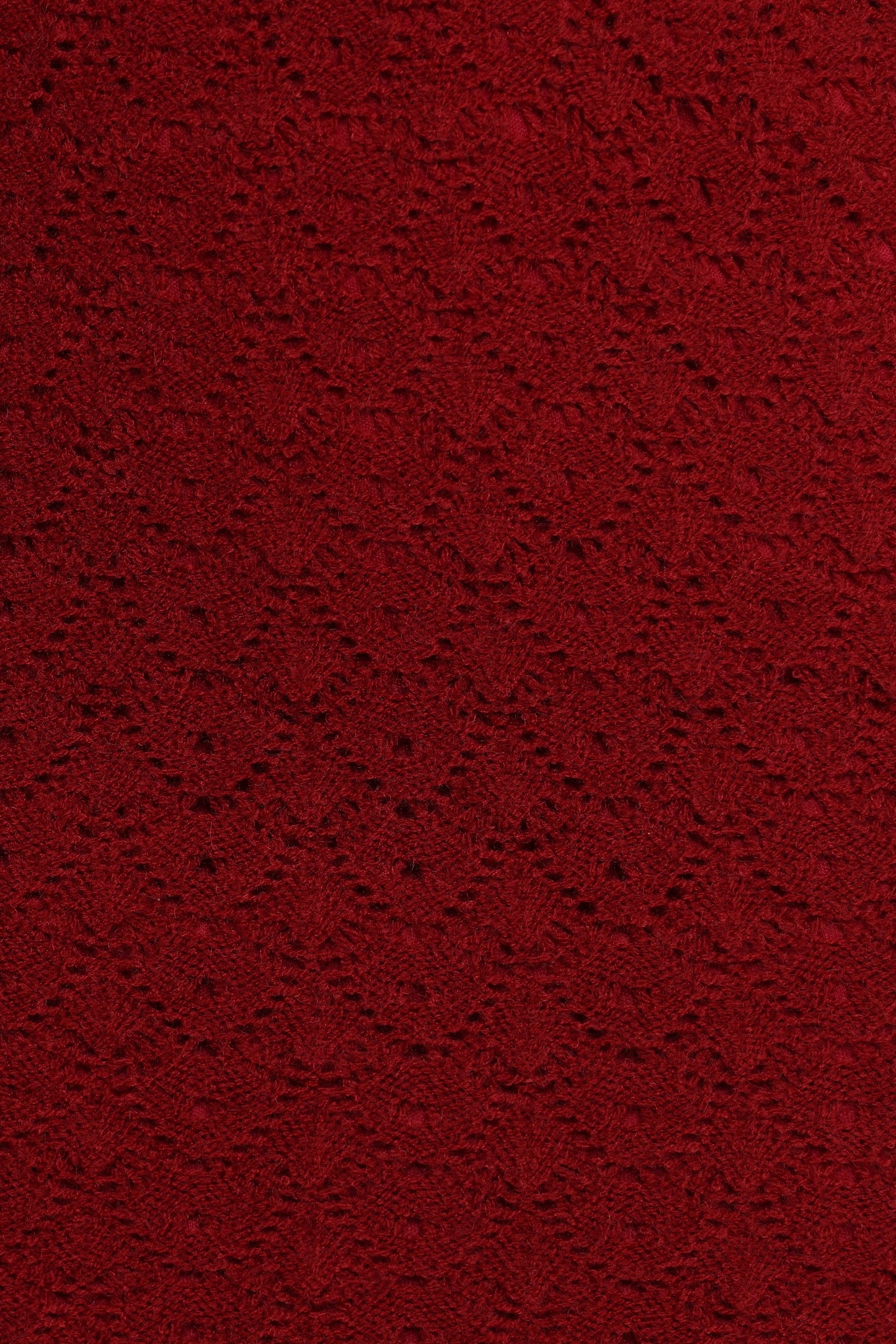 Suzzie Textured Knit Skirt/Cardi Set - Oxblood