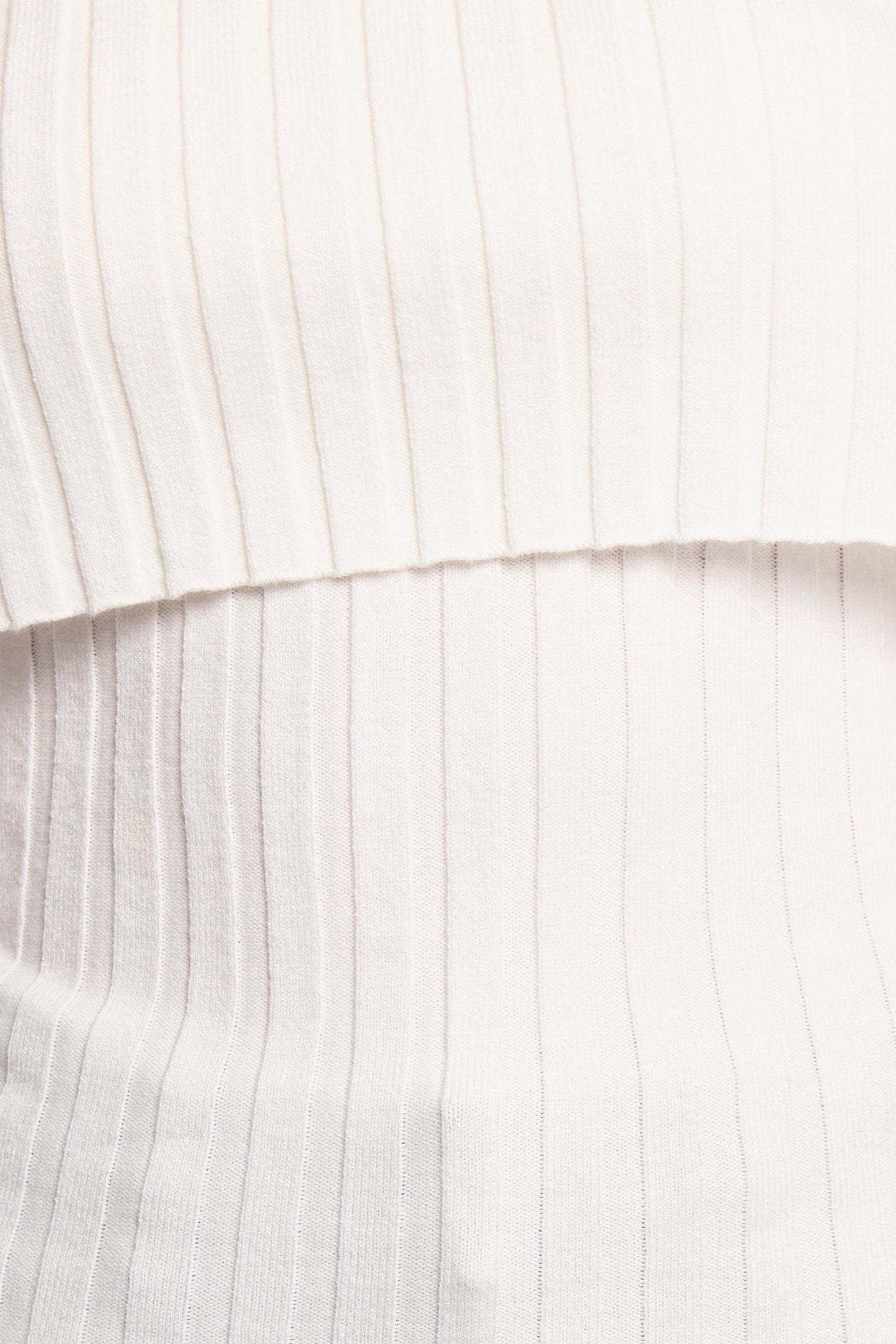 Inora Off Shoulder Knit Top - White