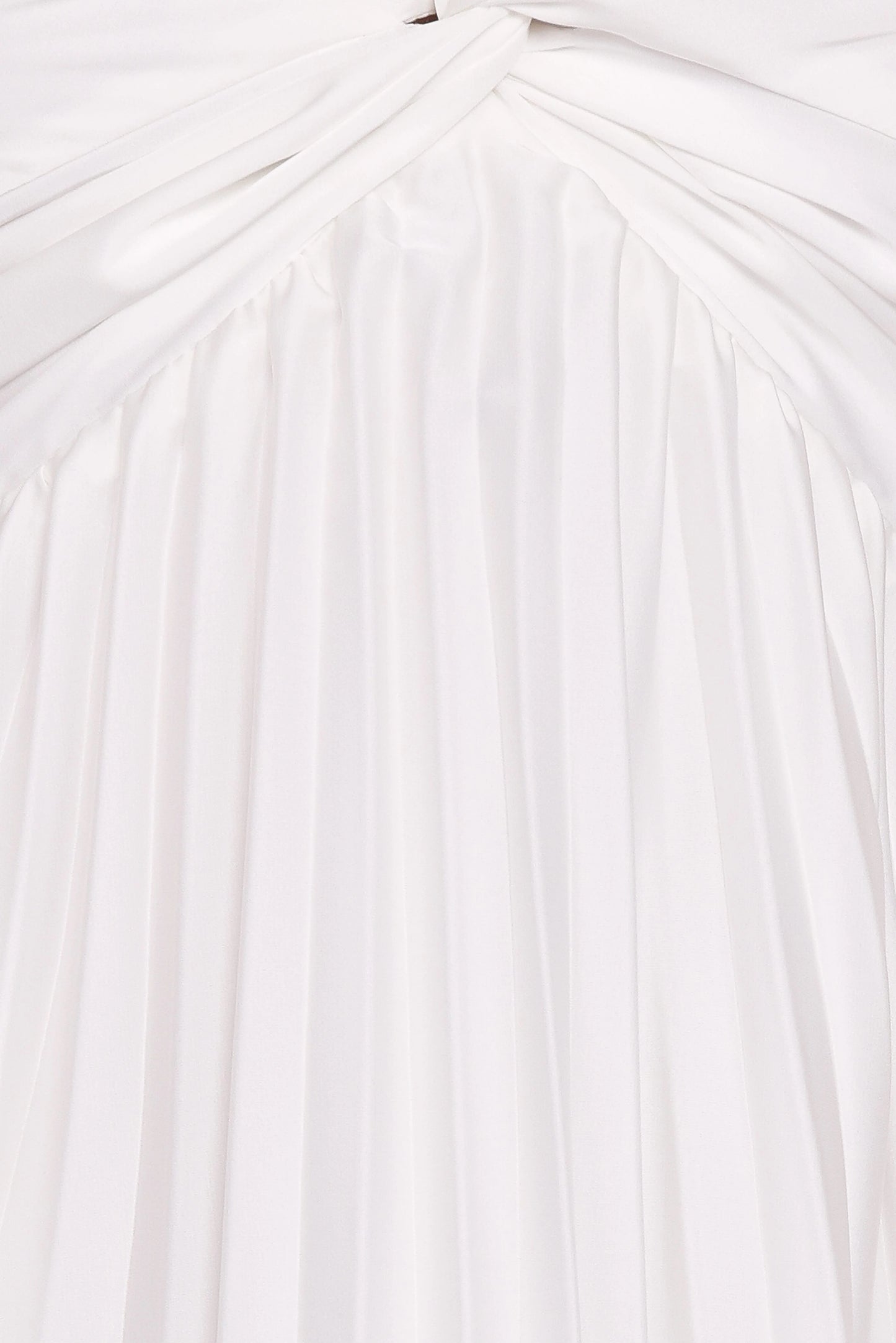 Nova Flutter Sleeve Midi Dress - White