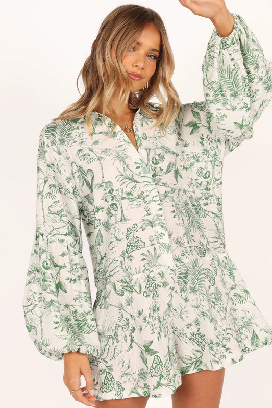 Elsa Romper - Green