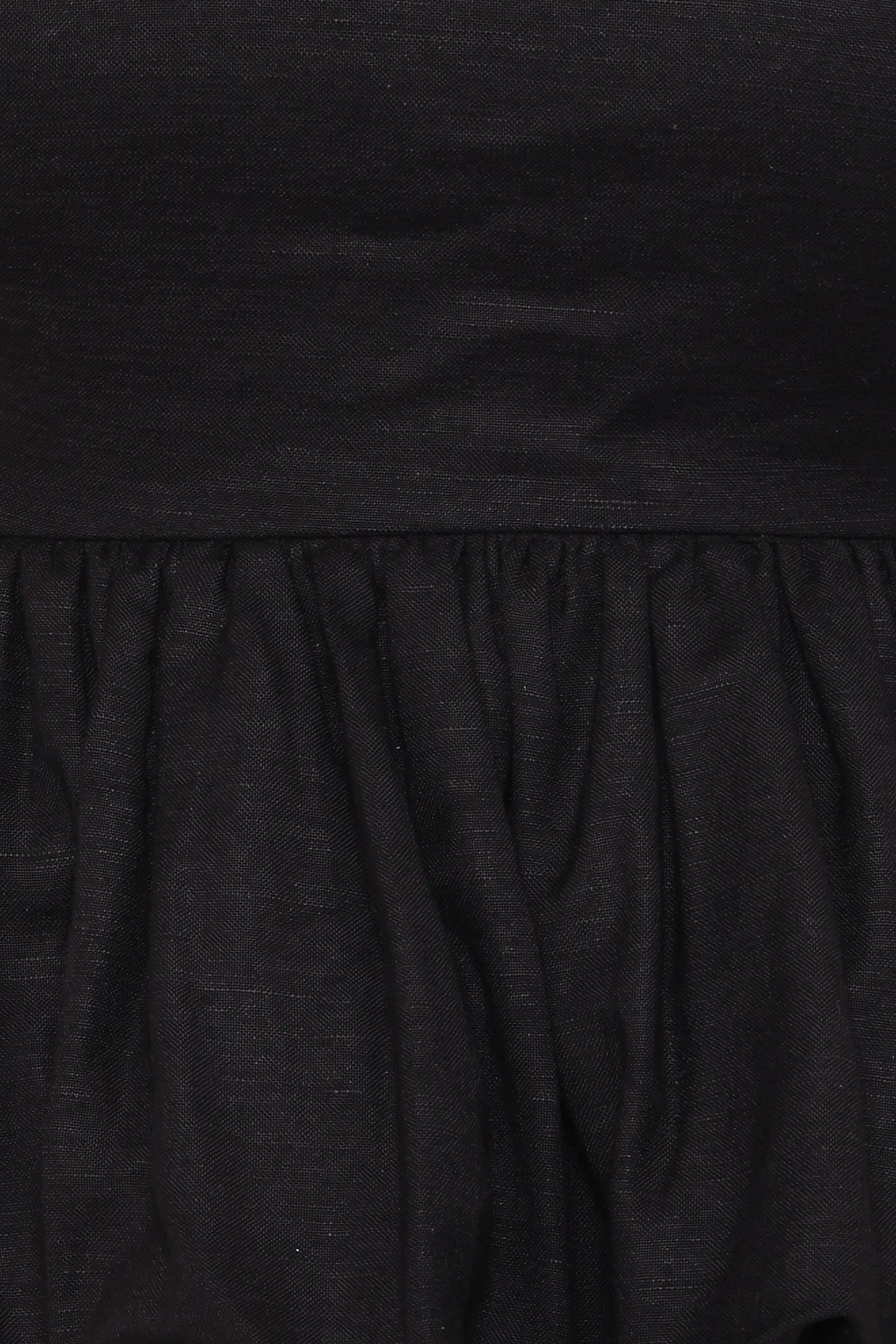 Ursa Peplum Top - Black