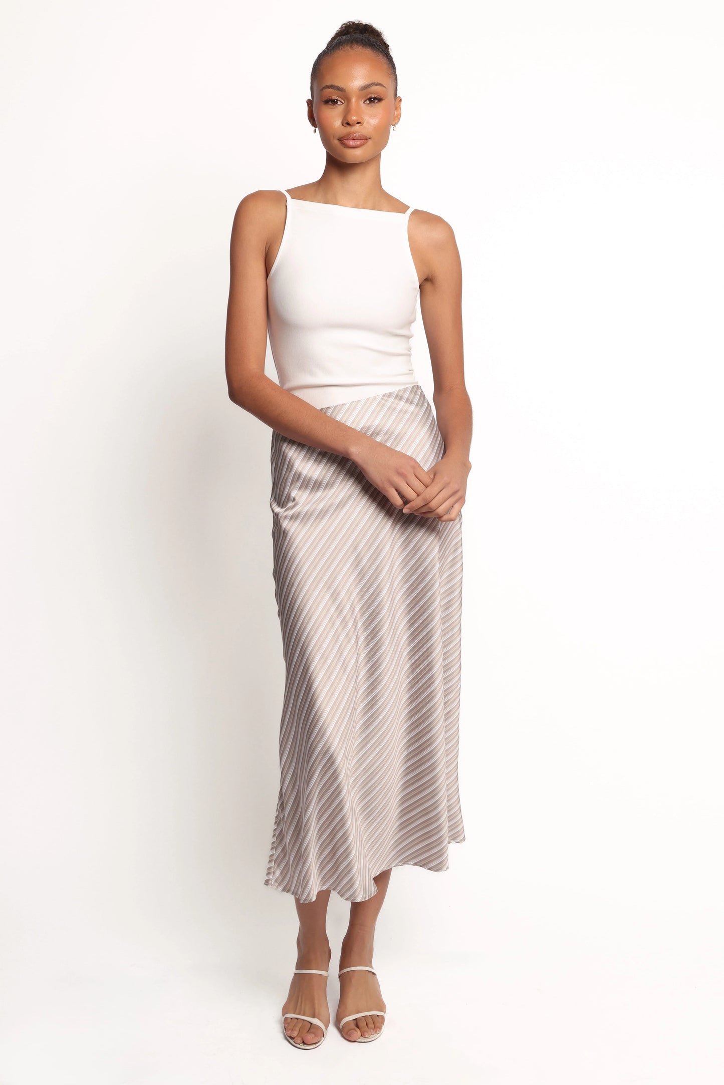 Corrina Midi Skirt - Stripe