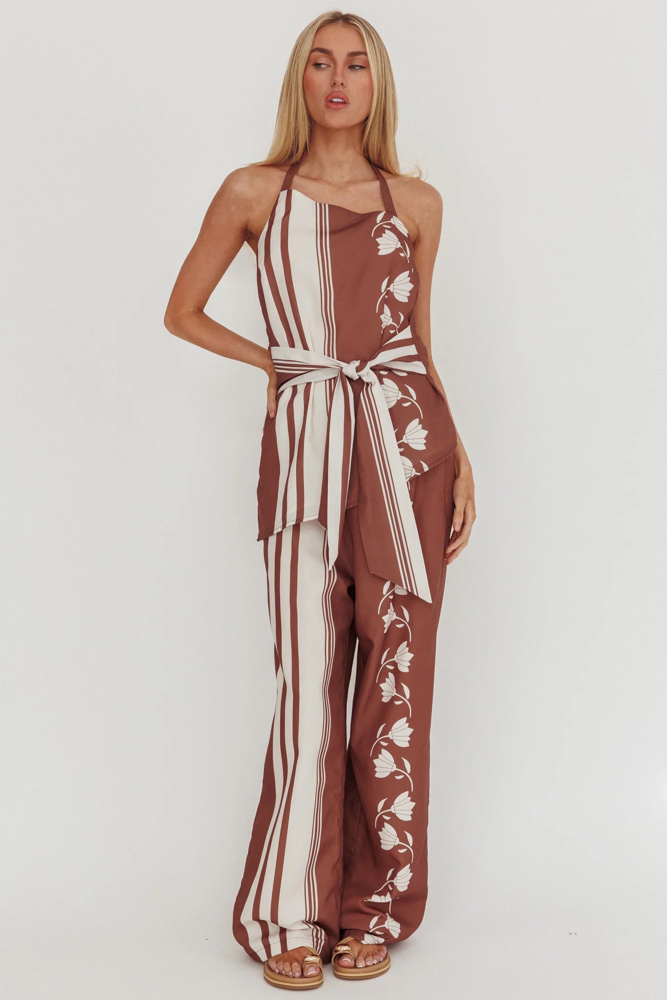 Eniola Drawstring Pants Palma