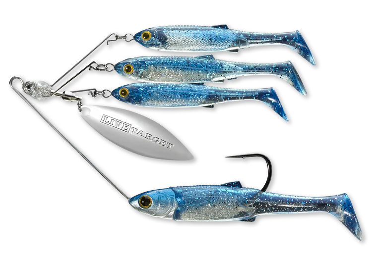 LIVETARGET BaitBall Spinner Rig Umbrella Rig