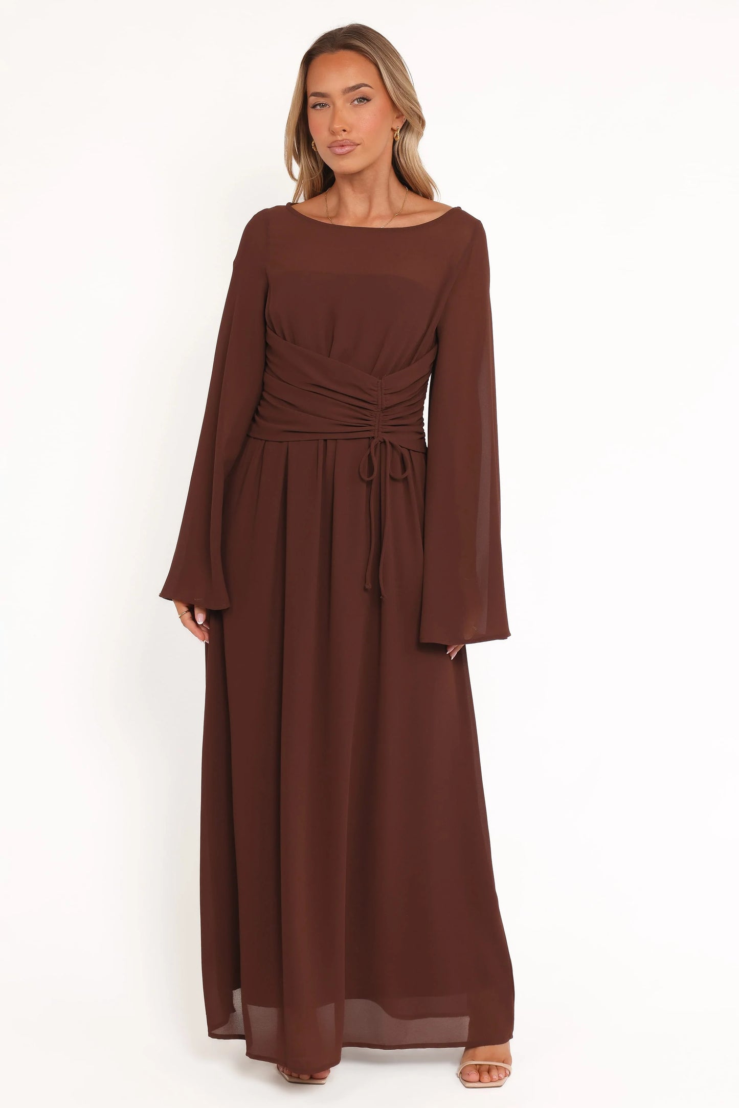 Samara Maxi Dress - Brown