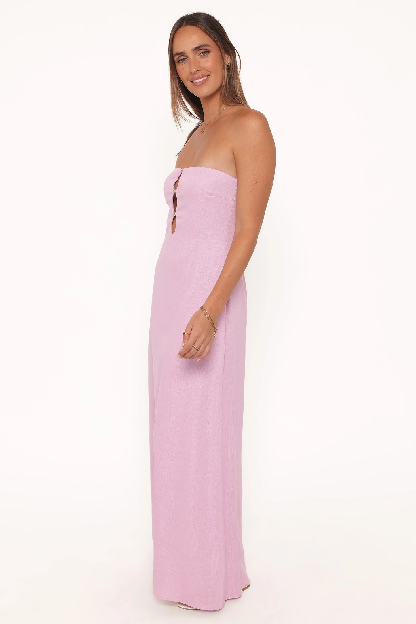 Bolton Strapless Maxi Dress - Lavender