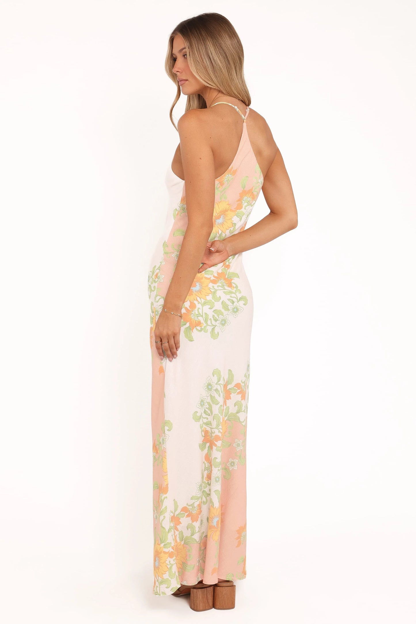 Haruki Maxi Dress - Yellow Spring Floral