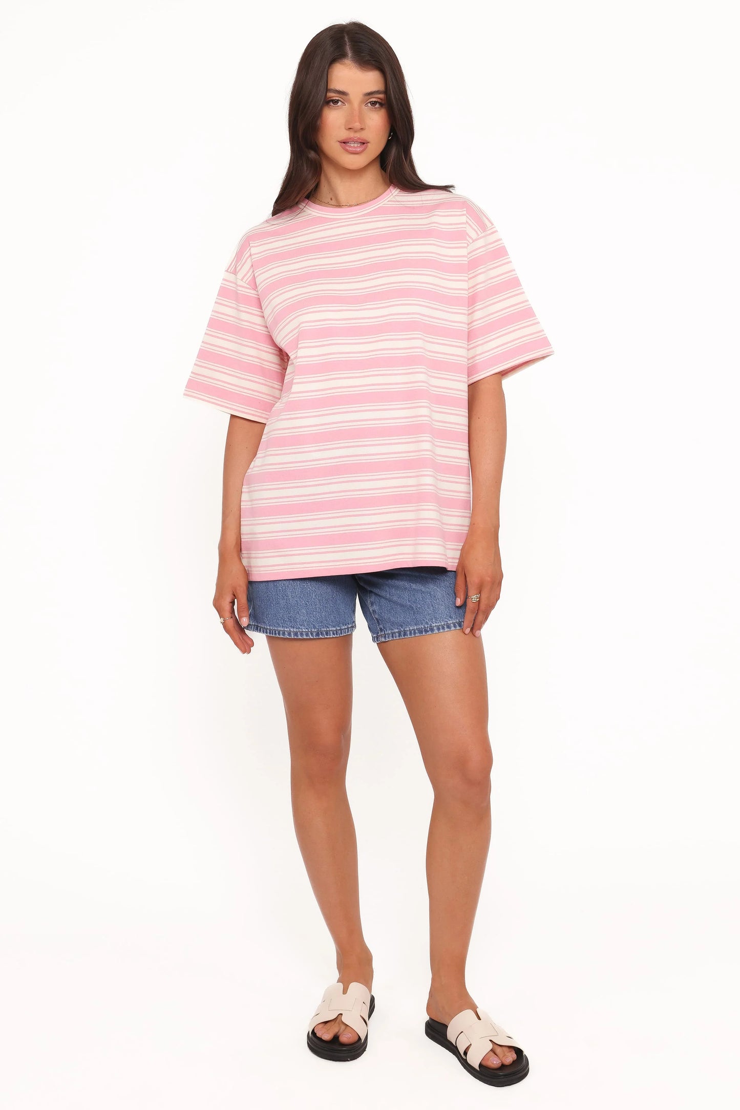 Zestora Tee - White Pink