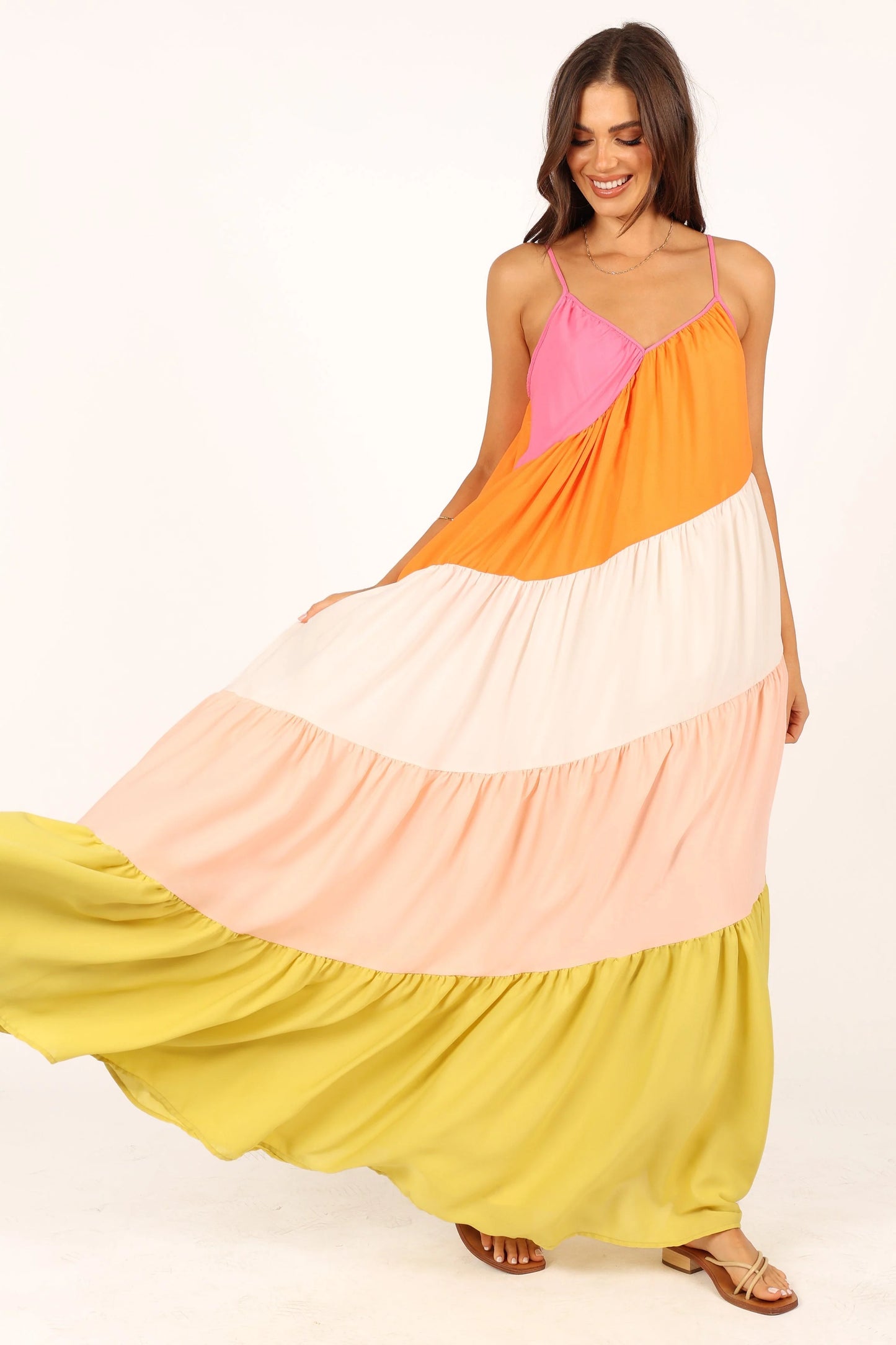 Tallulah Tiered Maxi Dress - Multi