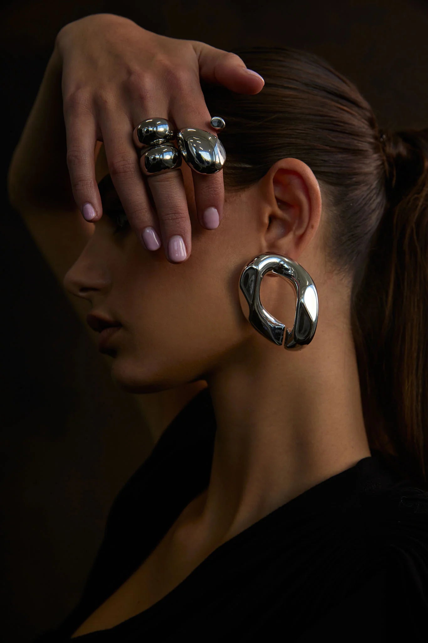 NOAH Knuckle Ring Silver