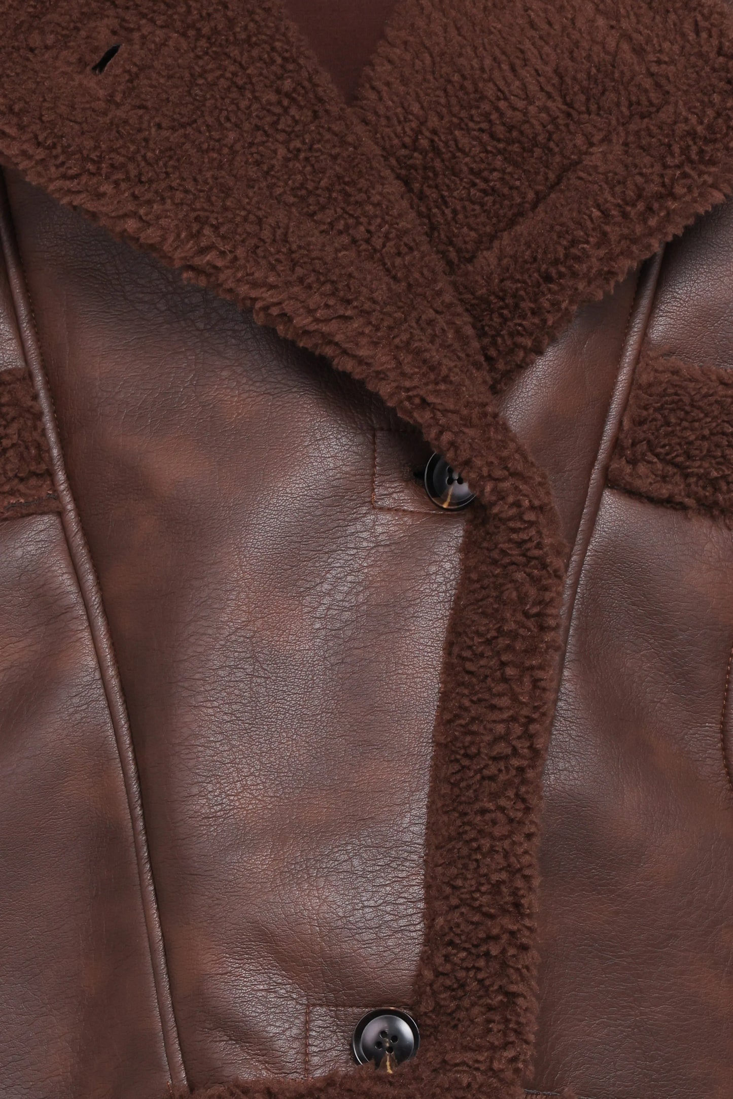 Sherpa Car Coat - Chocolate