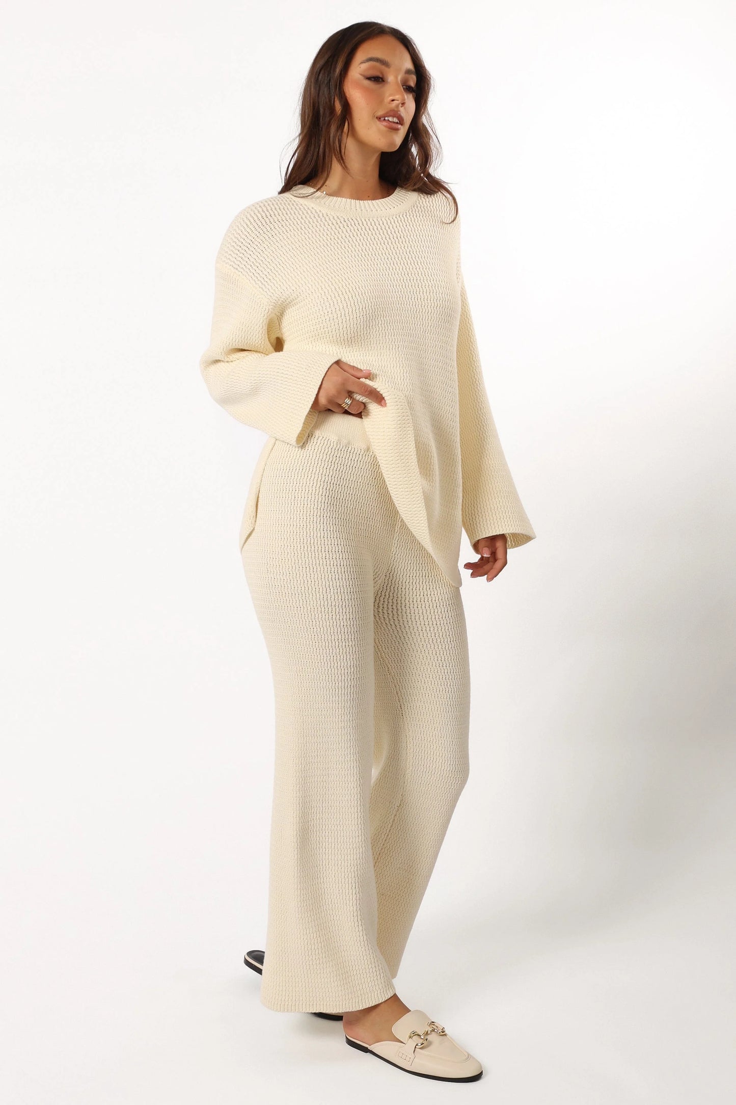 McKinley Knit Pant - Cream