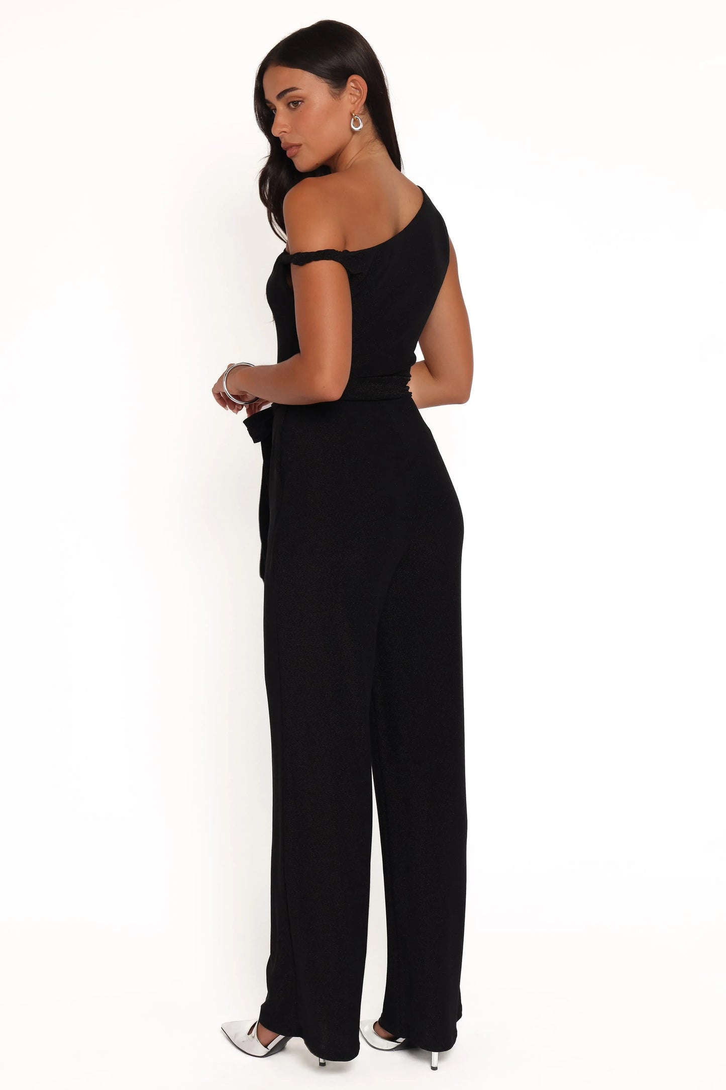 Katarina Off Shoulder Jumpsuit - Black