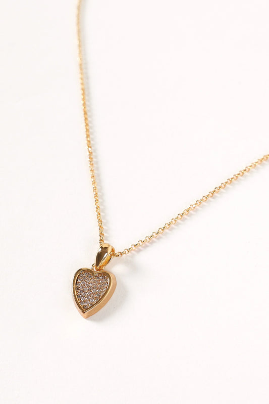 Sophie Heart Necklace - Gold