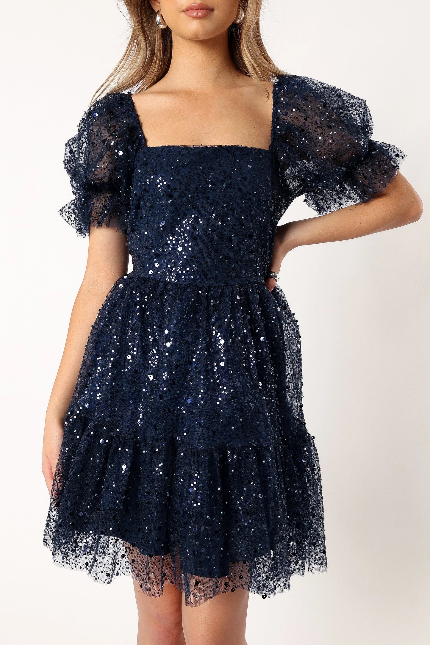 Karina Mini Dress - Navy