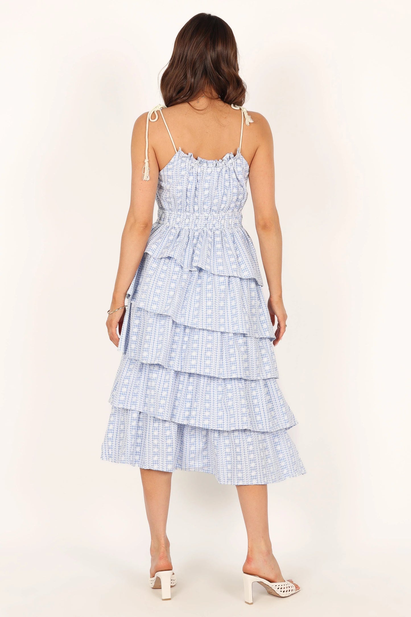 Cora Midi Dress - Blue