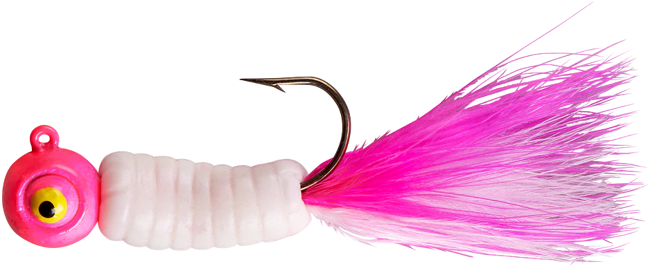 Lindy Fuzz-E-Grub Pre-Rigged Hair Tail Soft Grub 2 pack