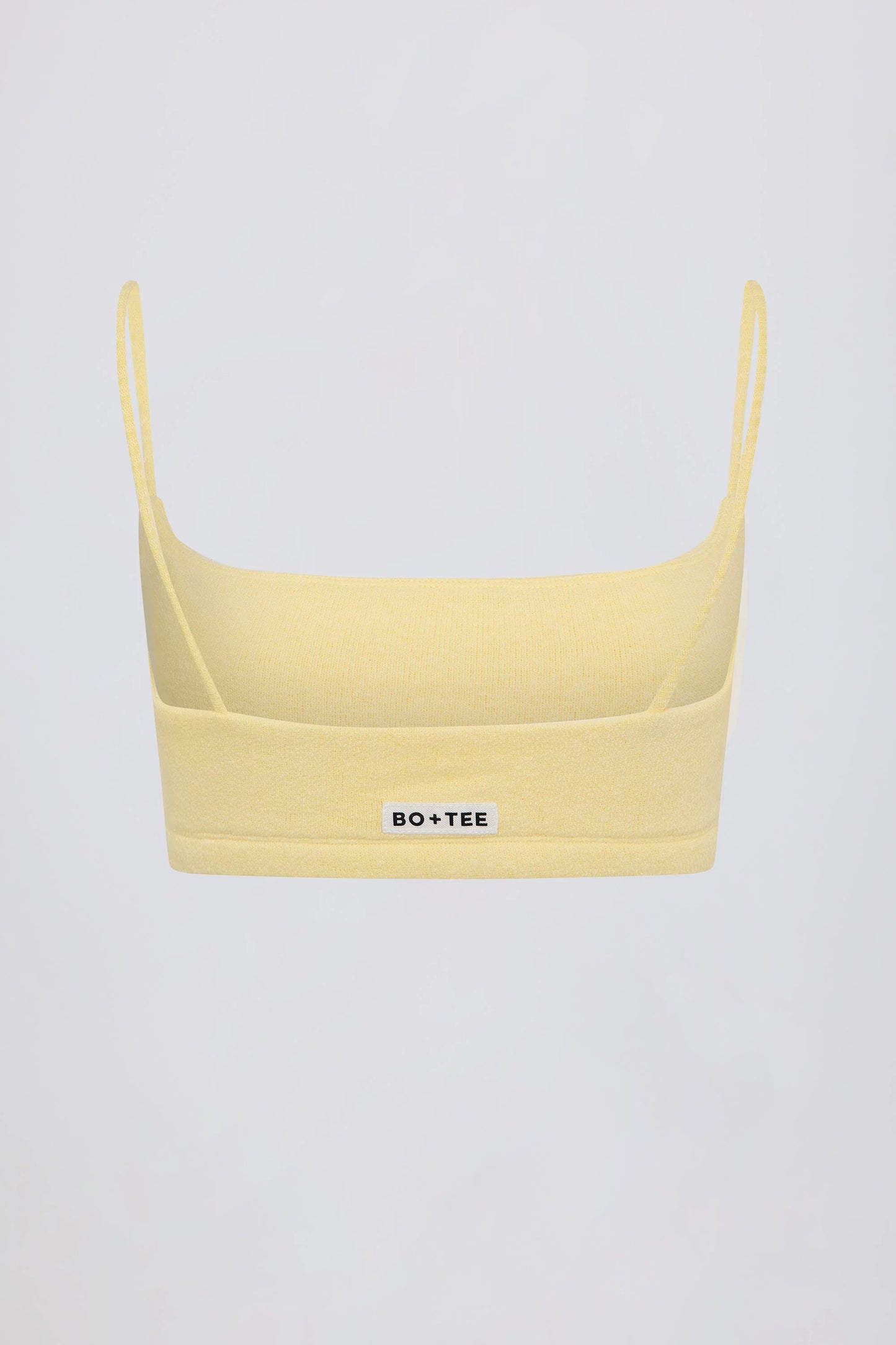Square-Neck Bralette in Lemon
