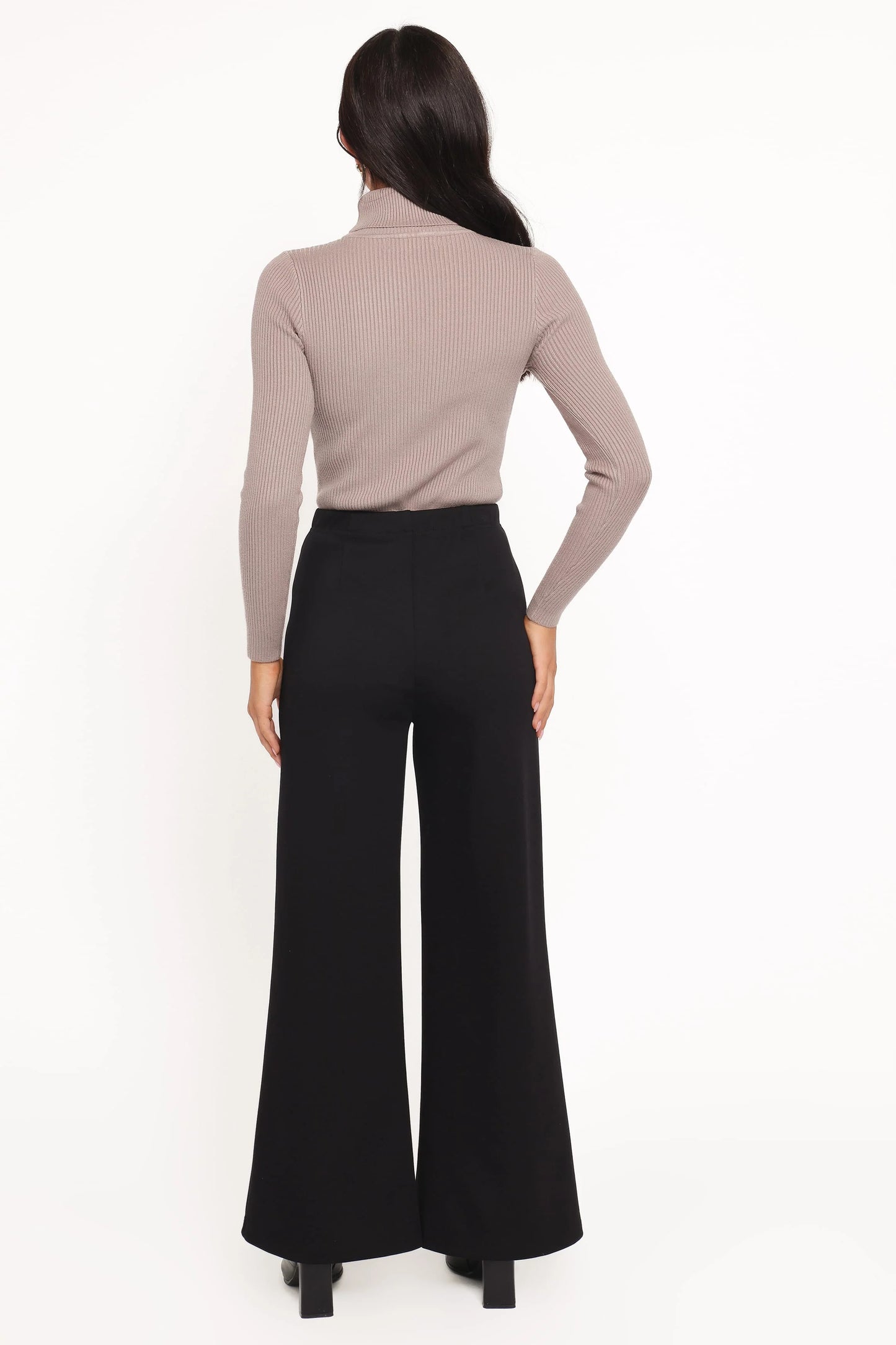 Jade Wide Leg Pant - Black