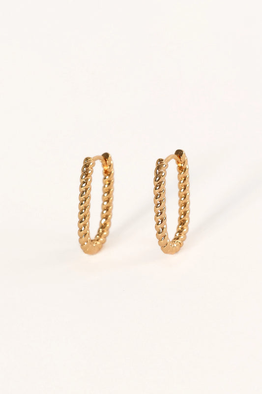 Fabian Hoop Earrings - Gold