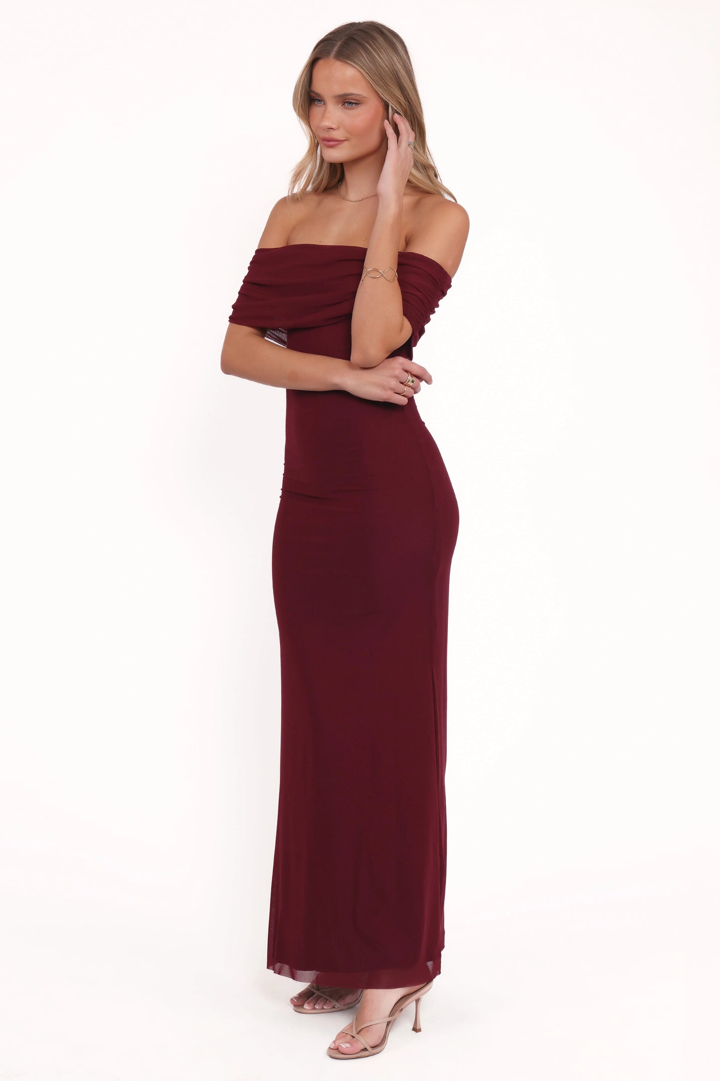 Desirae Maxi Dress - Burgundy