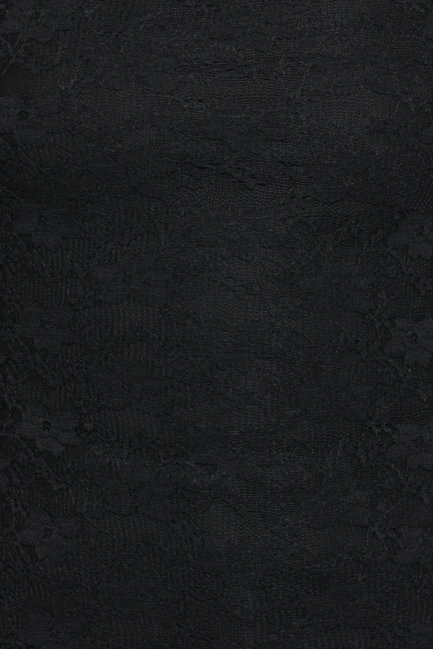 Skyler Square Neck Stretch Lace Top - Black