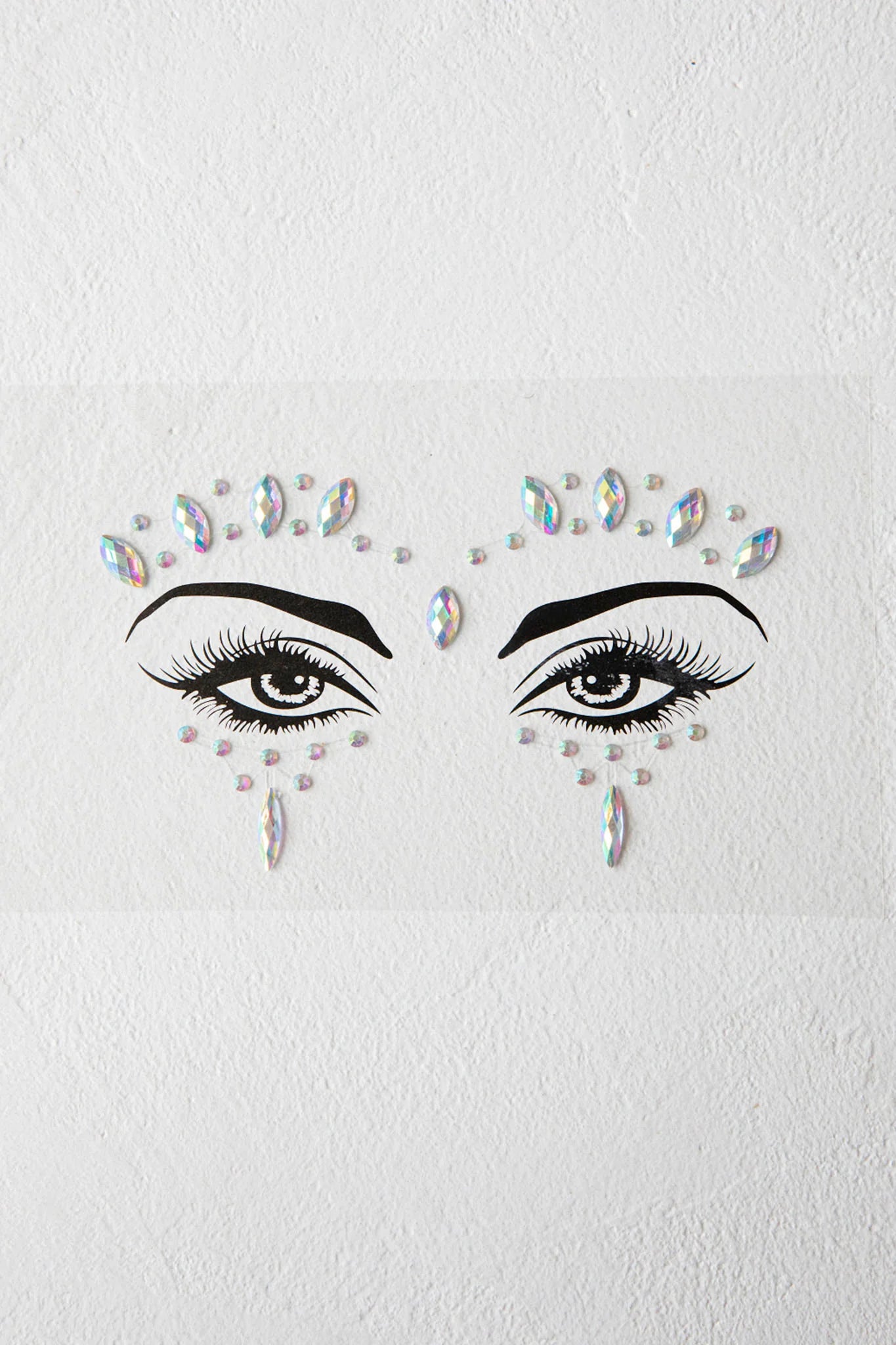 Electric Nights Face Jewels Multi C