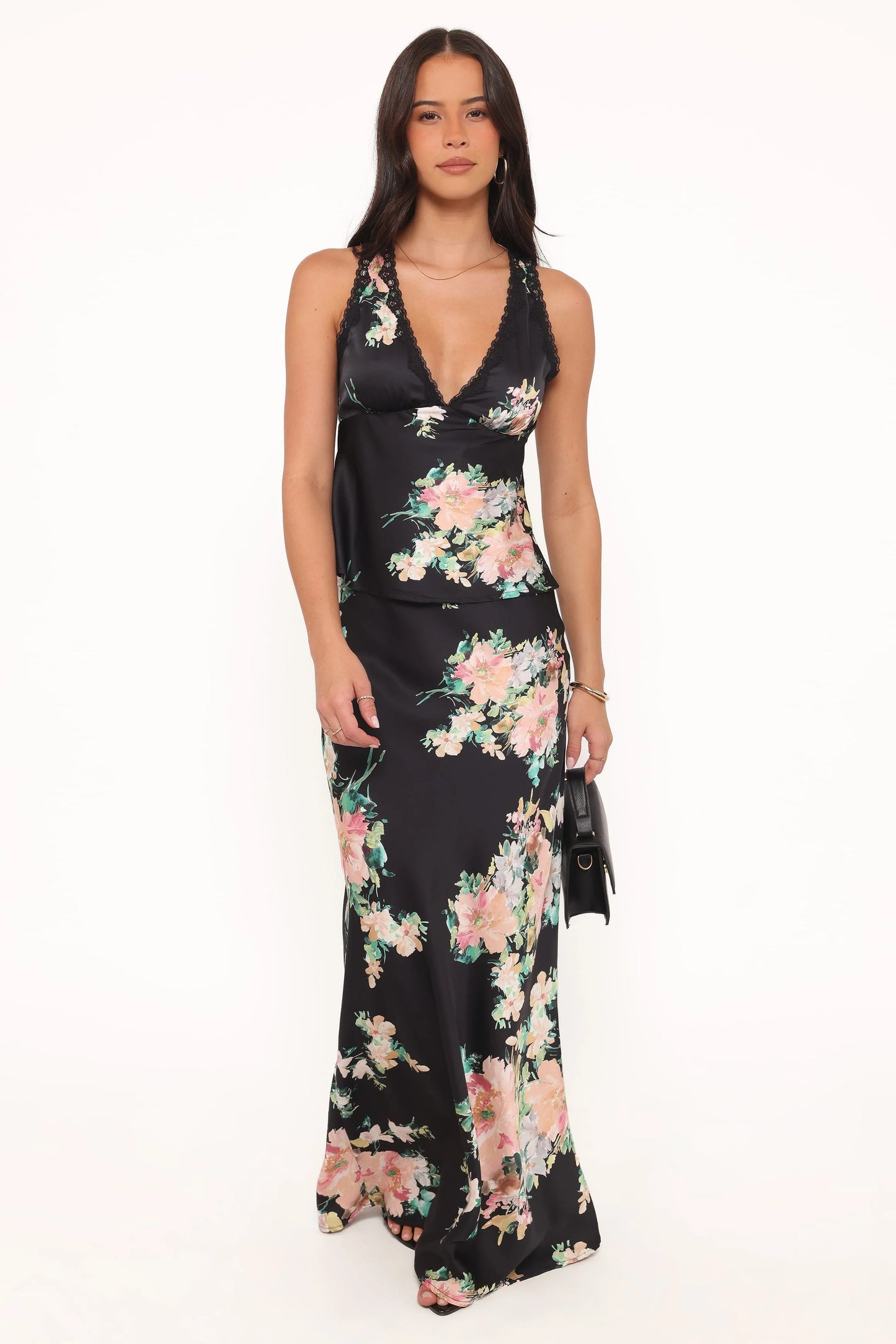 Velman Skirt - Black Floral