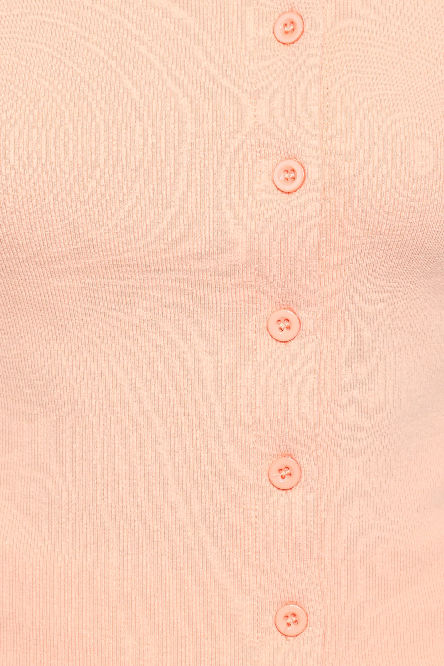 Tatum Asymmetrical Knit Top - Coral