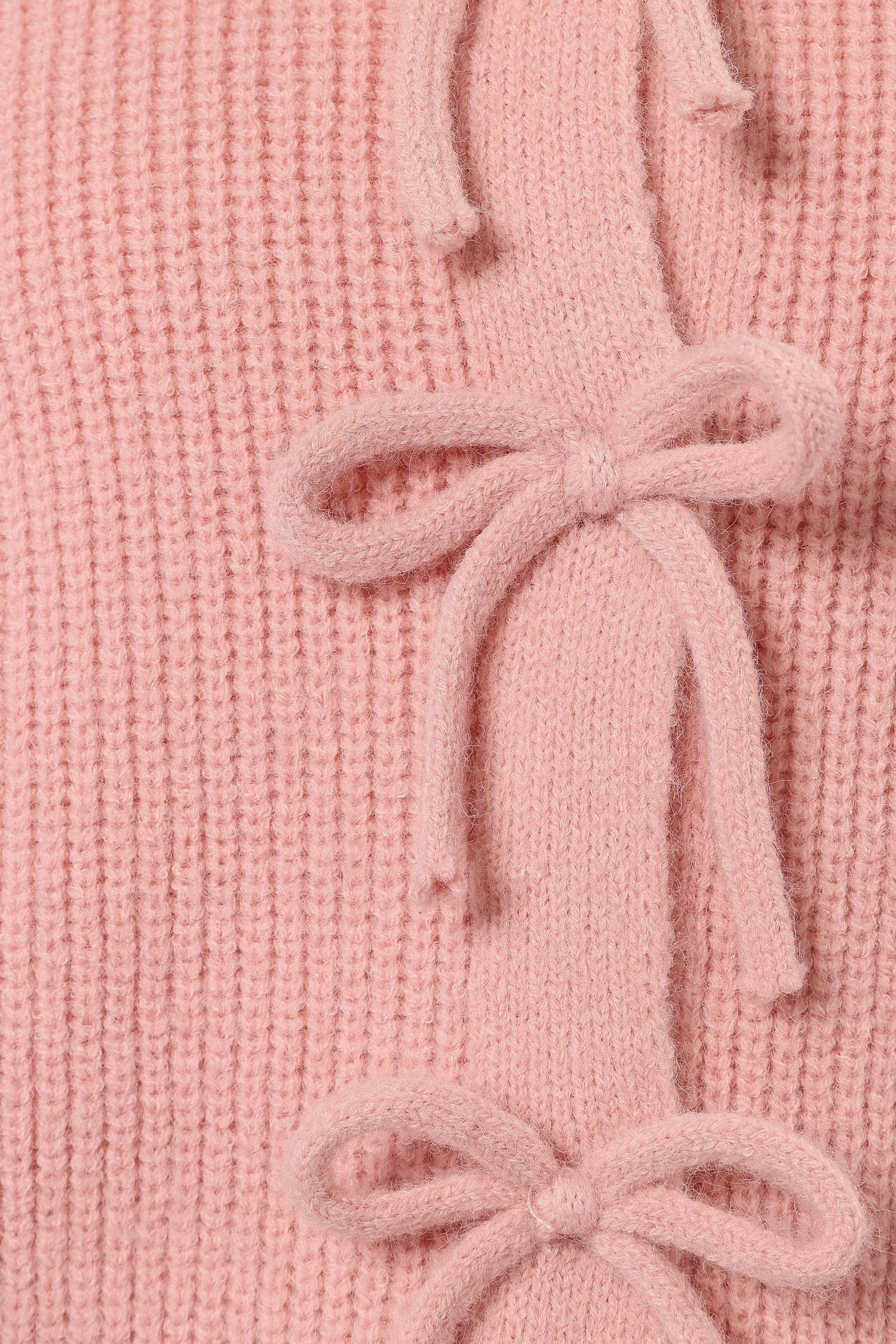 Wilde Bow Front Cardigan - Blush